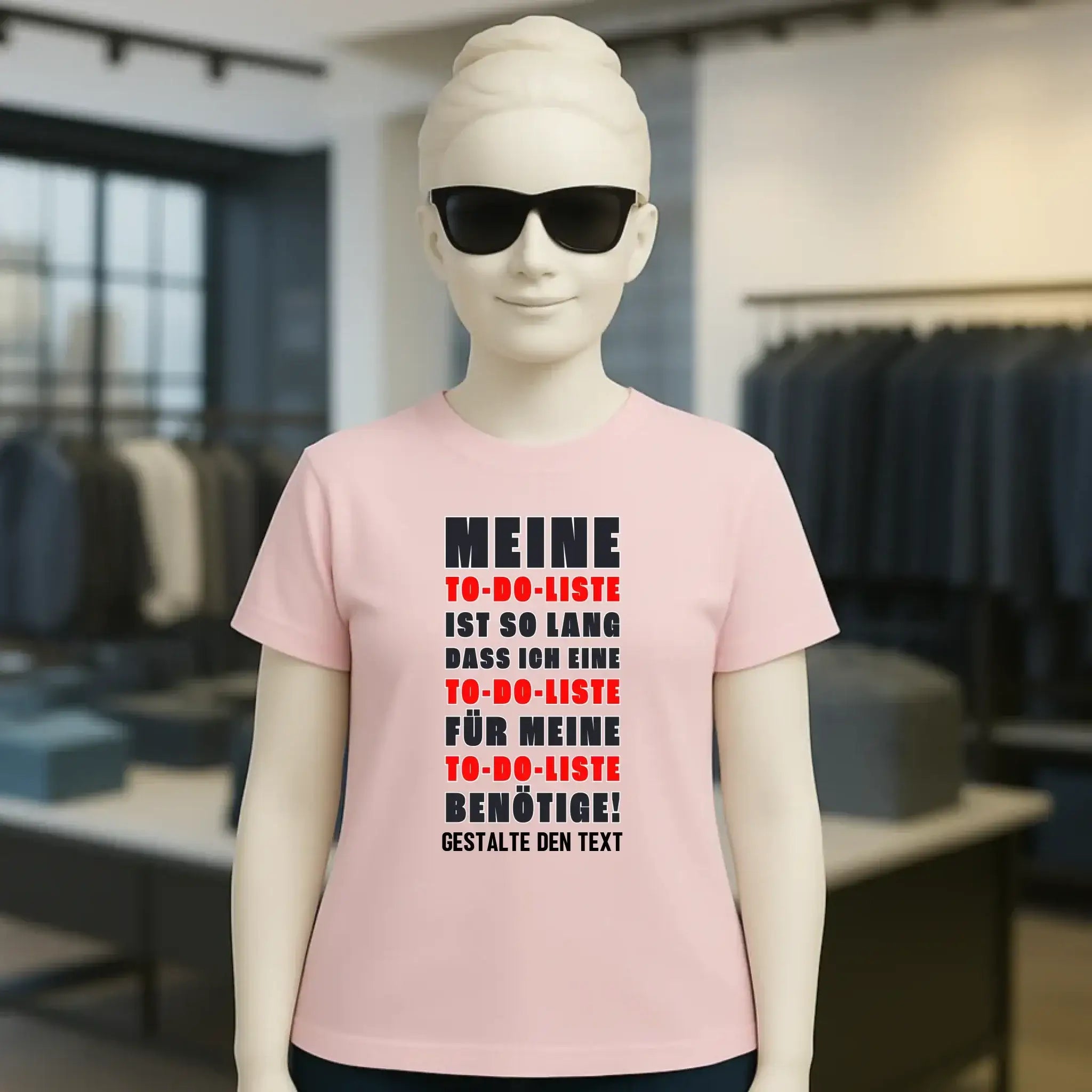 TO DO LISTE • Ladies Premium T-Shirt XS-2XL aus Bio-Baumwolle für Damen • Exklusivdesign • personalisiert