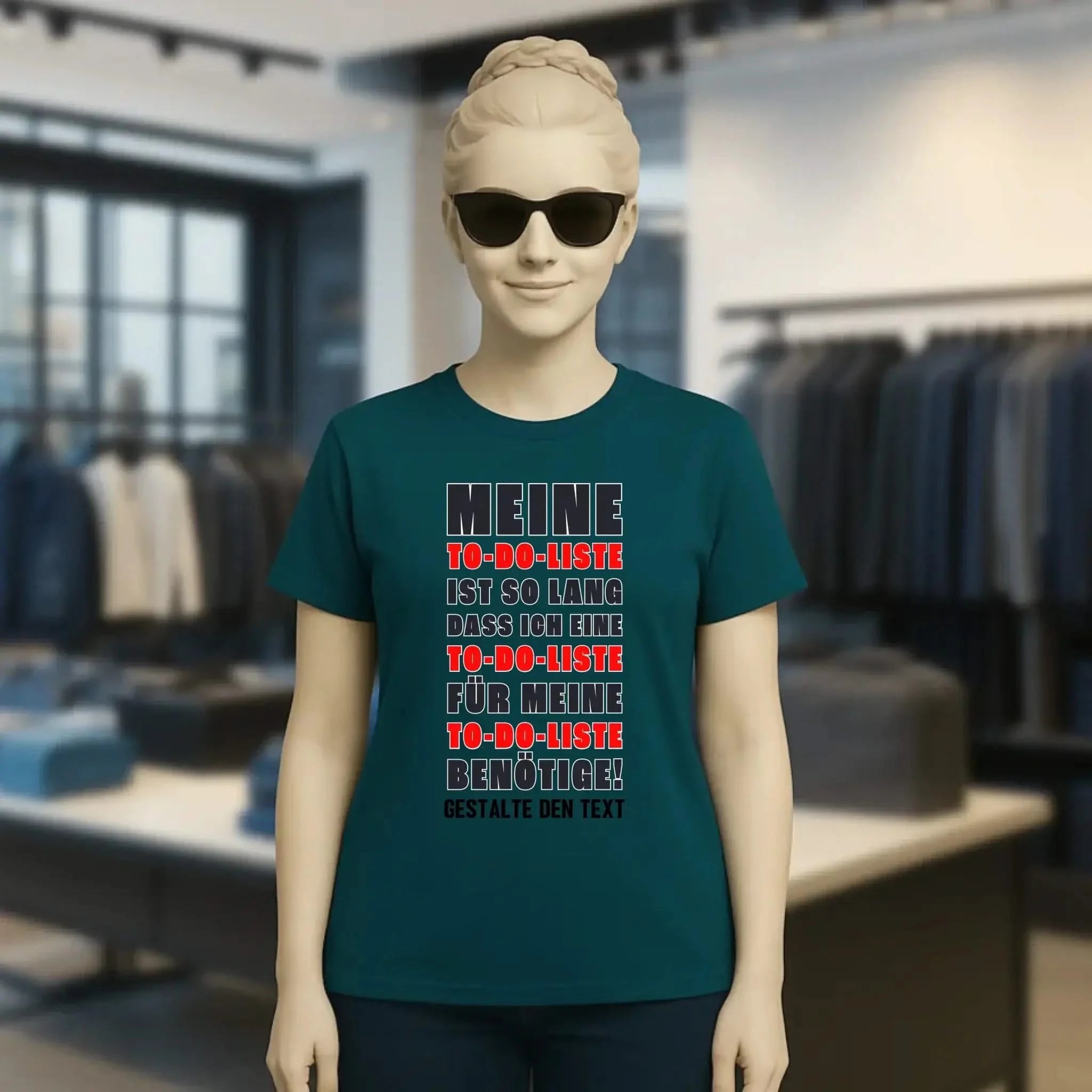 TO DO LISTE • Ladies Premium T-Shirt XS-2XL aus Bio-Baumwolle für Damen • Exklusivdesign • personalisiert