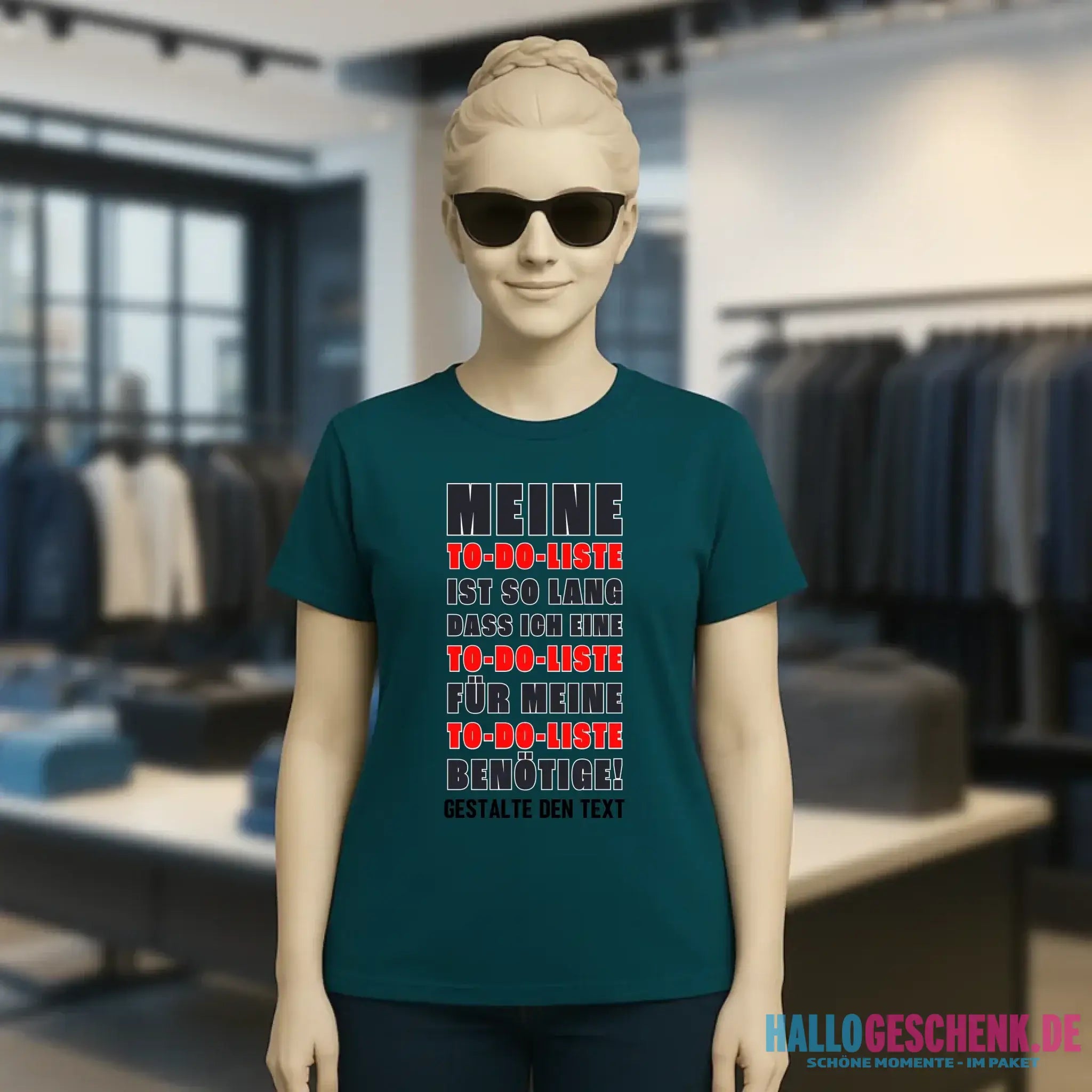 TO DO LISTE • Ladies Premium T-Shirt XS-2XL aus Bio-Baumwolle für Damen • Exklusivdesign • personalisiert