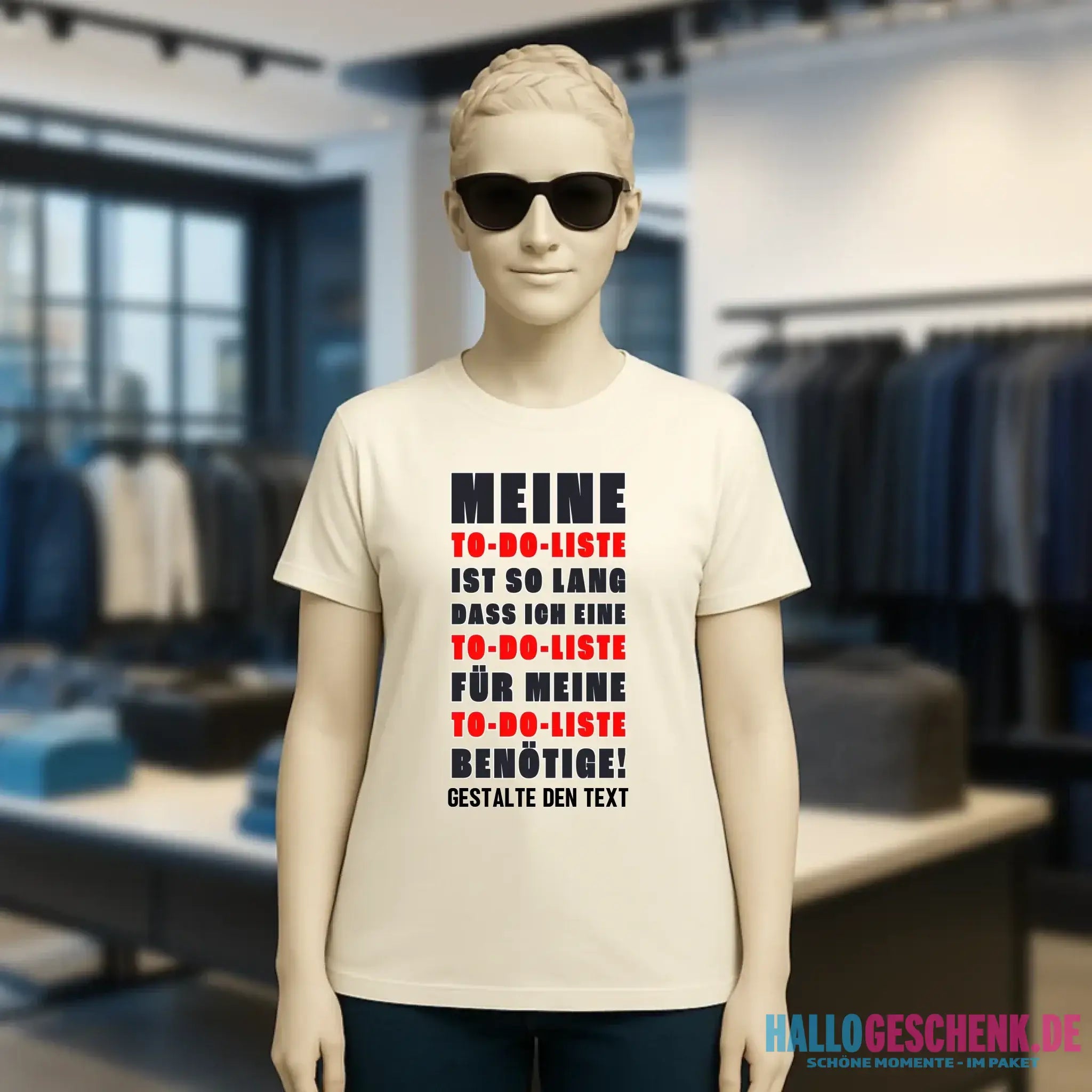 TO DO LISTE • Ladies Premium T-Shirt XS-2XL aus Bio-Baumwolle für Damen • Exklusivdesign • personalisiert