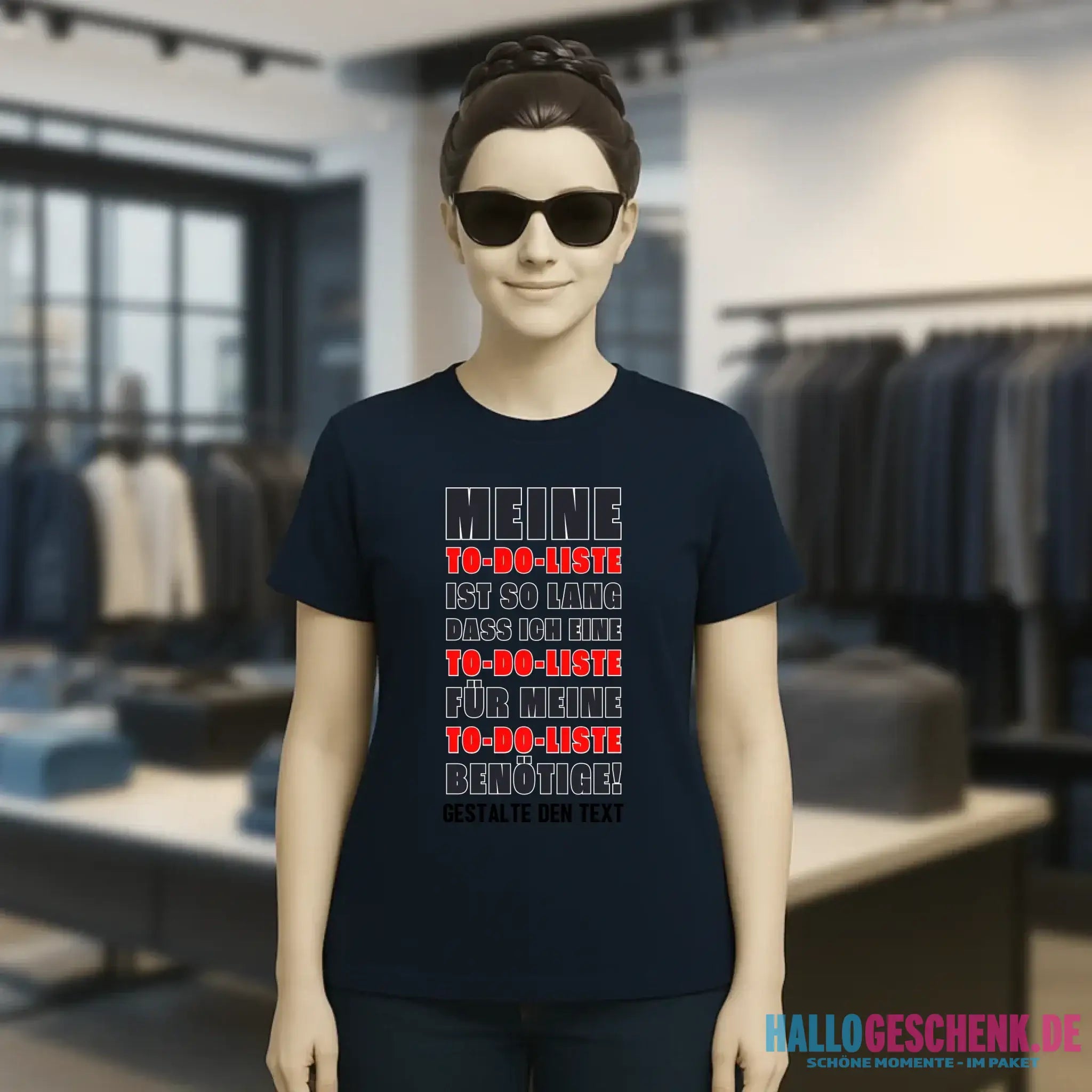 TO DO LISTE • Ladies Premium T-Shirt XS-2XL aus Bio-Baumwolle für Damen • Exklusivdesign • personalisiert