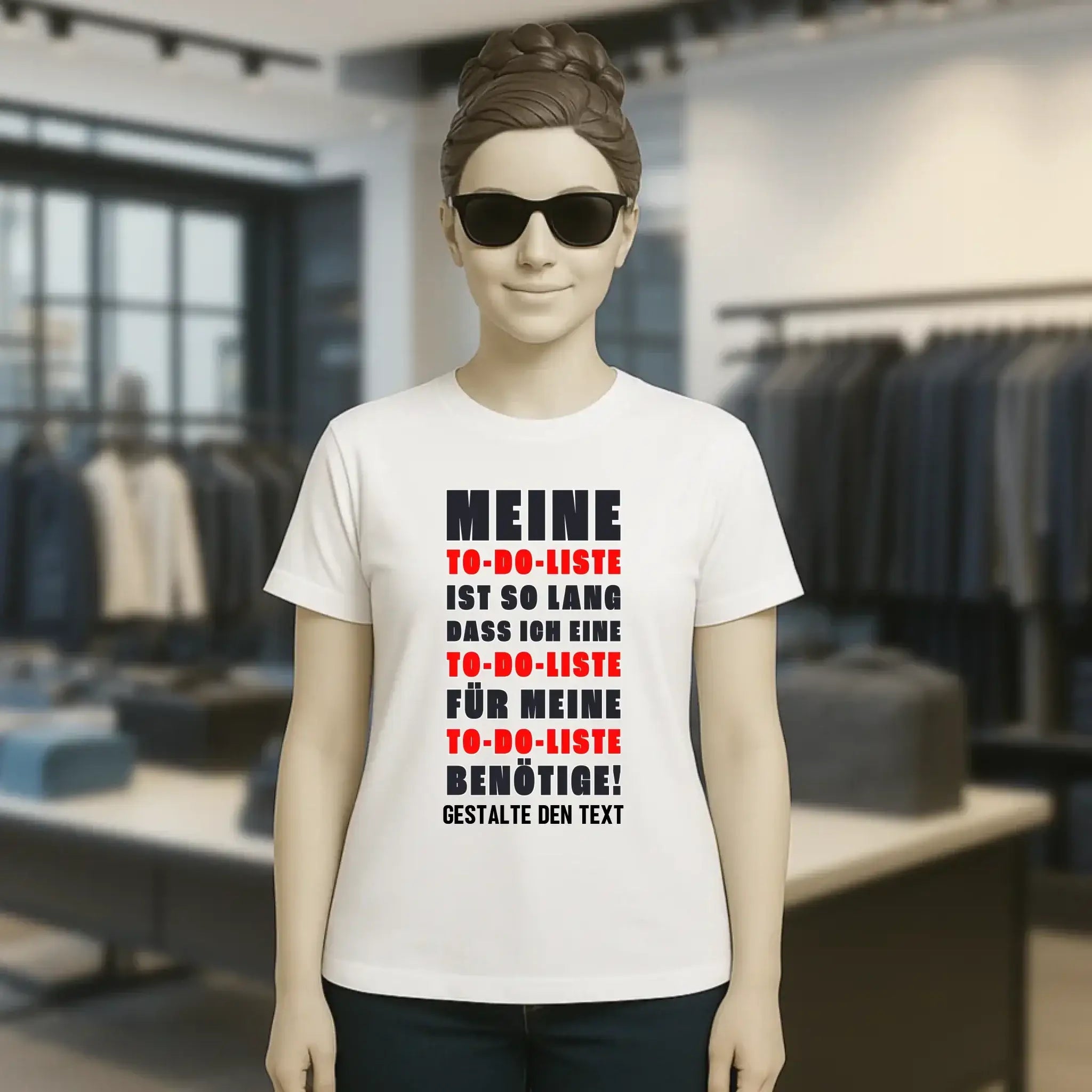 TO DO LISTE • Ladies Premium T-Shirt XS-2XL aus Bio-Baumwolle für Damen • Exklusivdesign • personalisiert