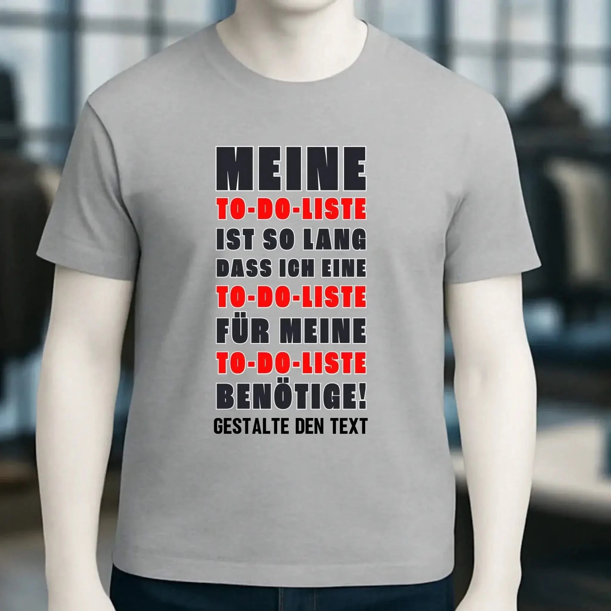 TO DO LISTE • Unisex Premium T-Shirt XS-5XL aus Bio-Baumwolle für Damen & Herren • Exklusivdesign • personalisiert