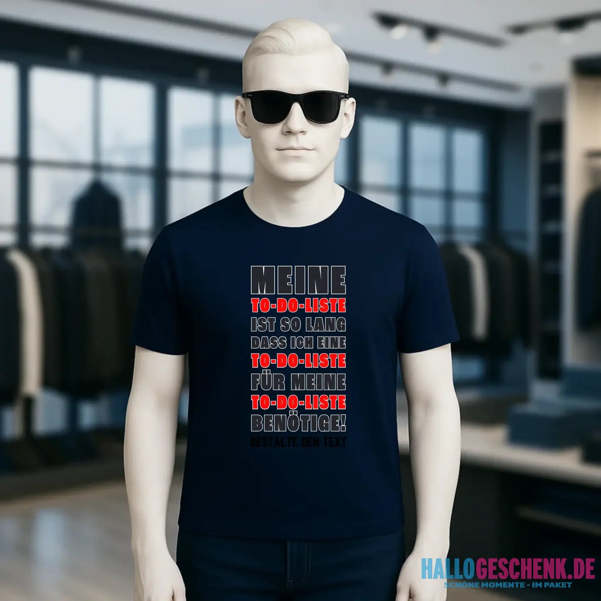 TO DO LISTE • Unisex Premium T-Shirt XS-5XL aus Bio-Baumwolle für Damen & Herren • Exklusivdesign • personalisiert
