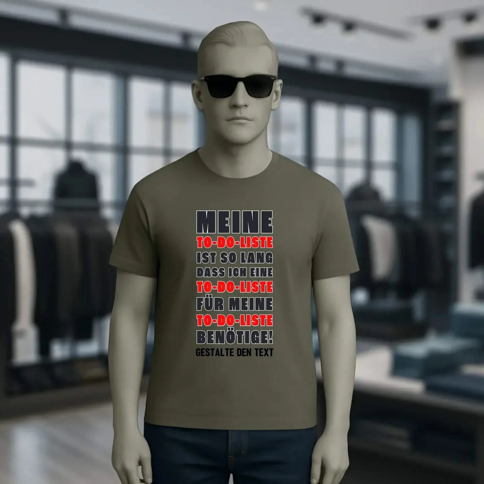 TO DO LISTE • Unisex Premium T-Shirt XS-5XL aus Bio-Baumwolle für Damen & Herren • Exklusivdesign • personalisiert