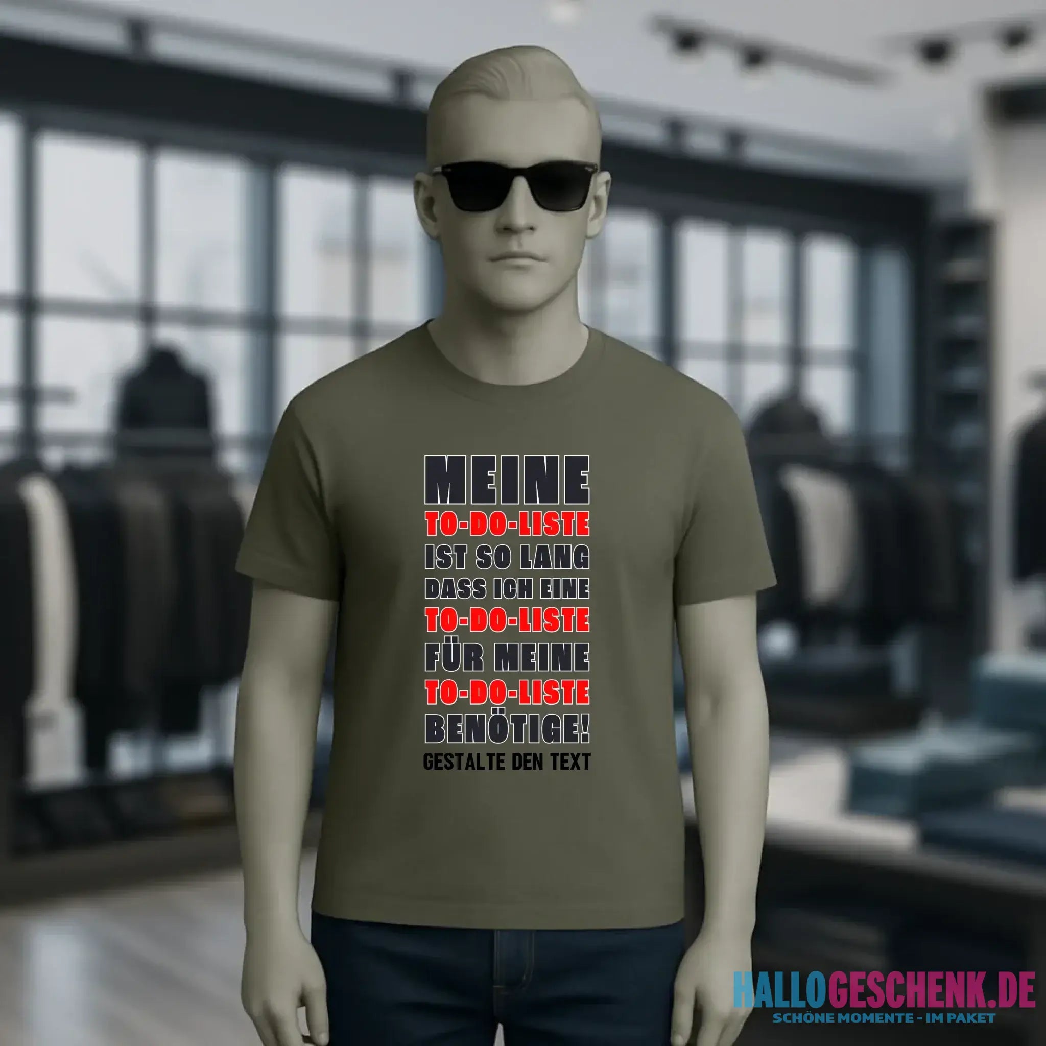 TO DO LISTE • Unisex Premium T-Shirt XS-5XL aus Bio-Baumwolle für Damen & Herren • Exklusivdesign • personalisiert