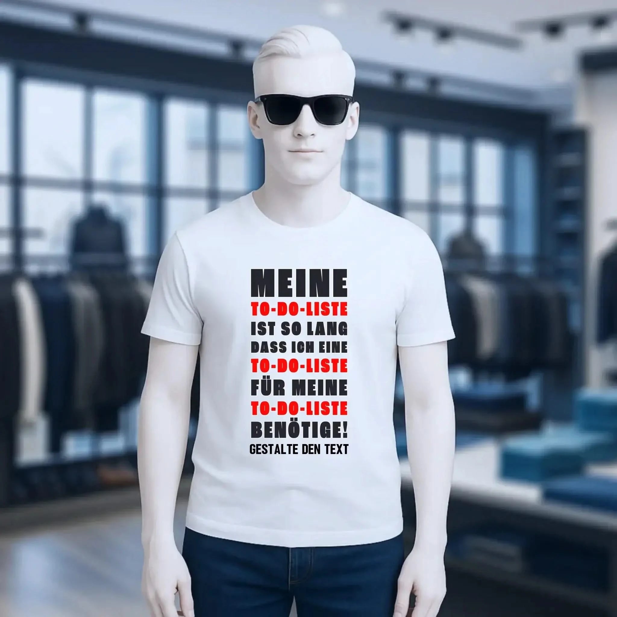 TO DO LISTE • Unisex Premium T-Shirt XS-5XL aus Bio-Baumwolle für Damen & Herren • Exklusivdesign • personalisiert