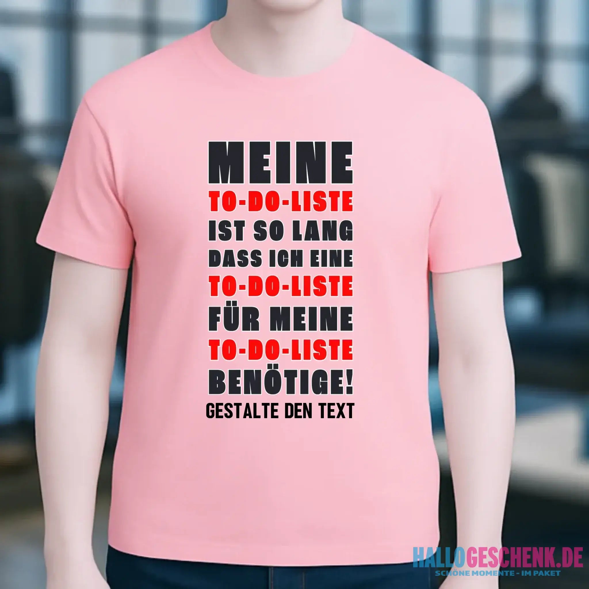 TO DO LISTE • Unisex Premium T-Shirt XS-5XL aus Bio-Baumwolle für Damen & Herren • Exklusivdesign • personalisiert