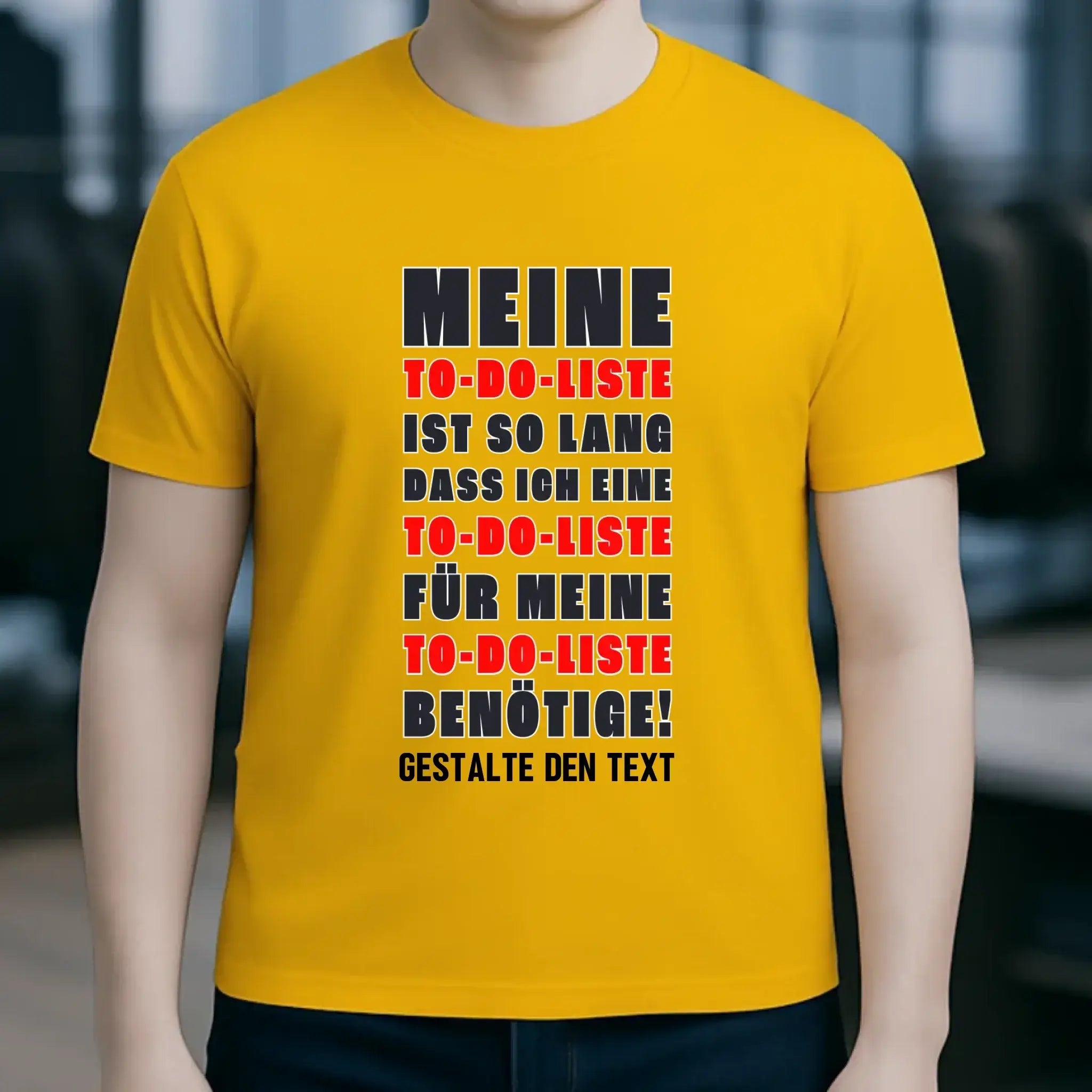 TO DO LISTE • Unisex Premium T-Shirt XS-5XL aus Bio-Baumwolle für Damen & Herren • Exklusivdesign • personalisiert