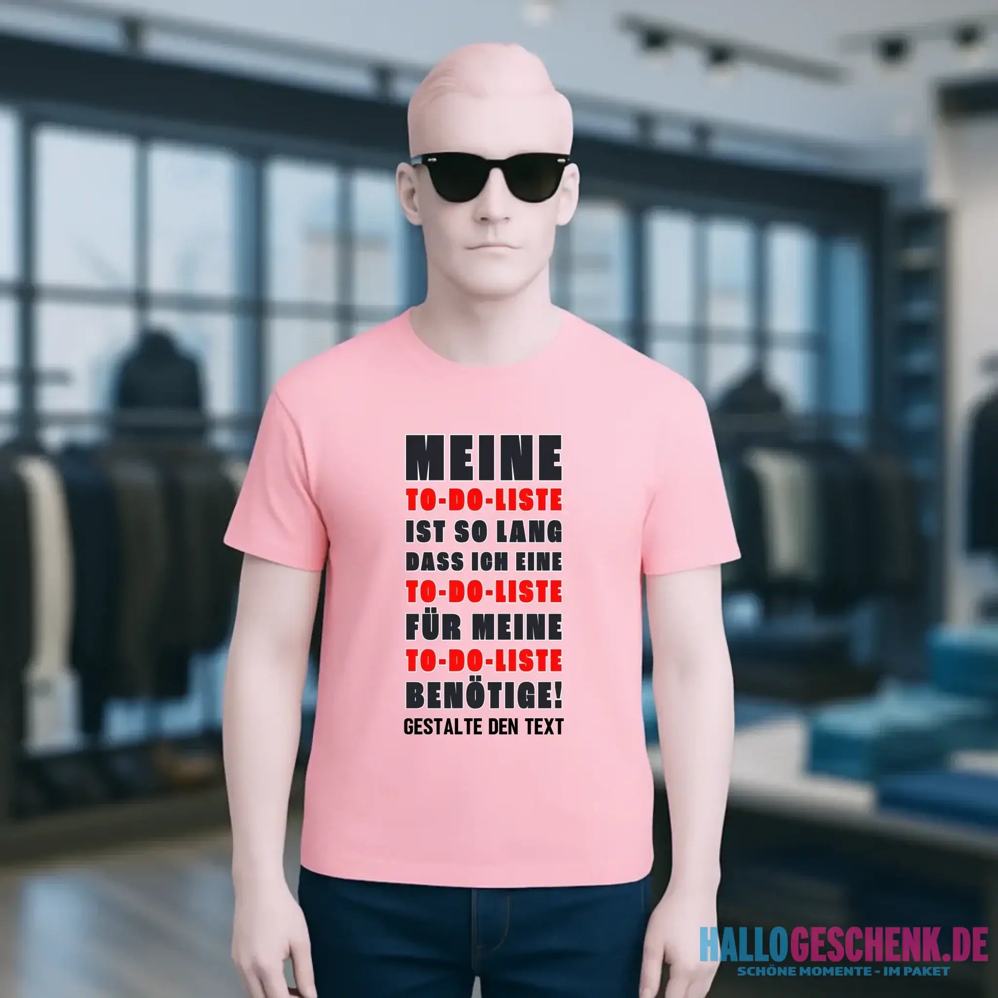 TO DO LISTE • Unisex Premium T-Shirt XS-5XL aus Bio-Baumwolle für Damen & Herren • Exklusivdesign • personalisiert