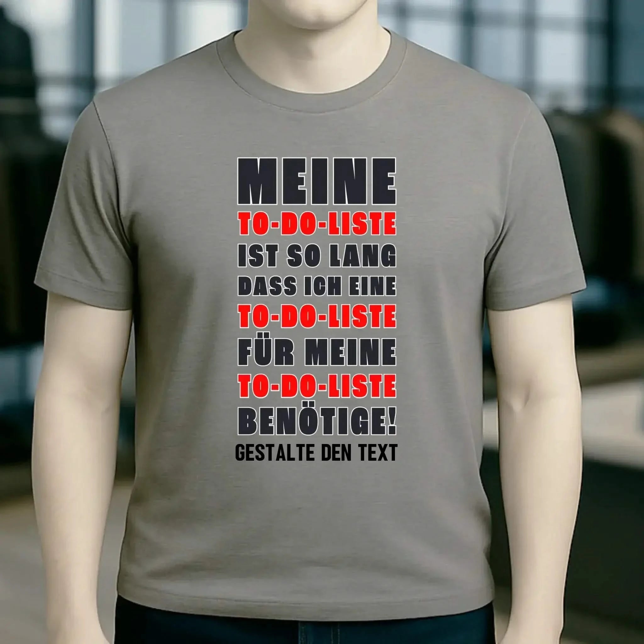 TO DO LISTE • Unisex Premium T-Shirt XS-5XL aus Bio-Baumwolle für Damen & Herren • Exklusivdesign • personalisiert