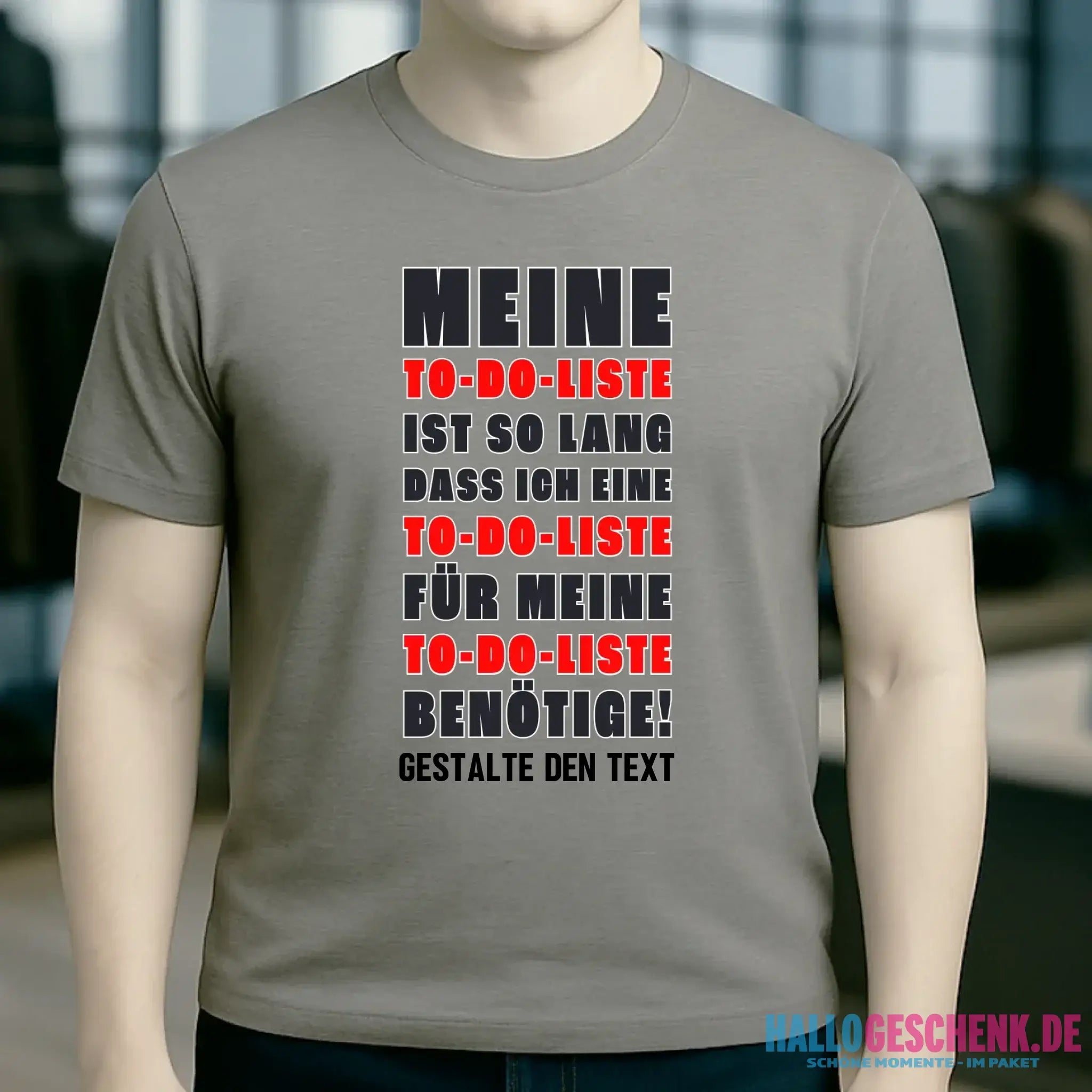 TO DO LISTE • Unisex Premium T-Shirt XS-5XL aus Bio-Baumwolle für Damen & Herren • Exklusivdesign • personalisiert
