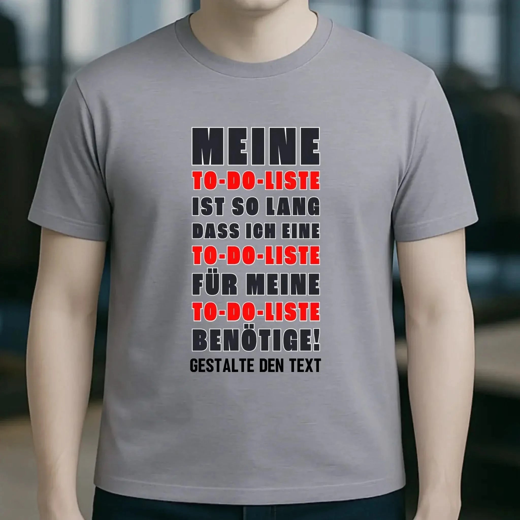 TO DO LISTE • Unisex Premium T-Shirt XS-5XL aus Bio-Baumwolle für Damen & Herren • Exklusivdesign • personalisiert