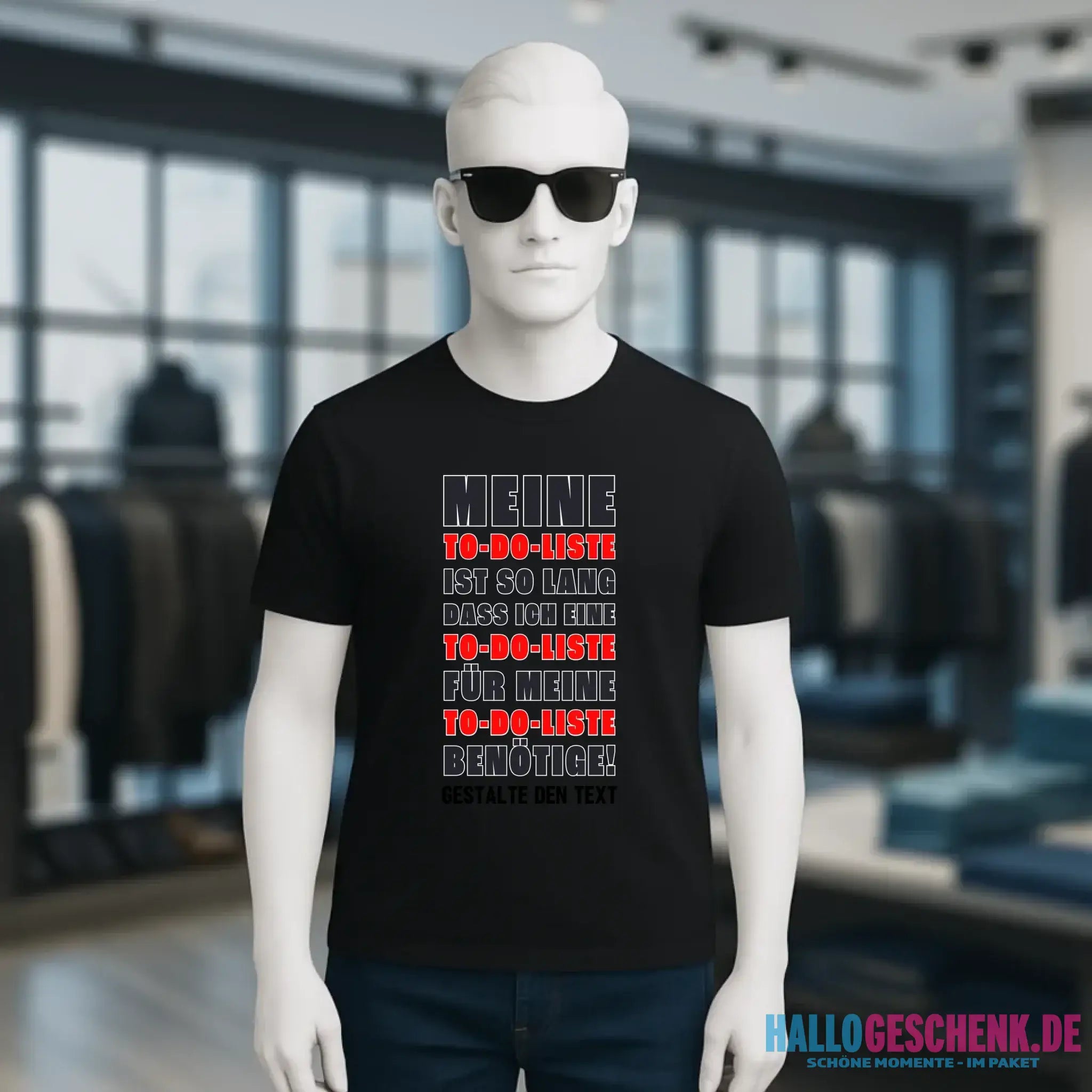 TO DO LISTE • Unisex Premium T-Shirt XS-5XL aus Bio-Baumwolle für Damen & Herren • Exklusivdesign • personalisiert