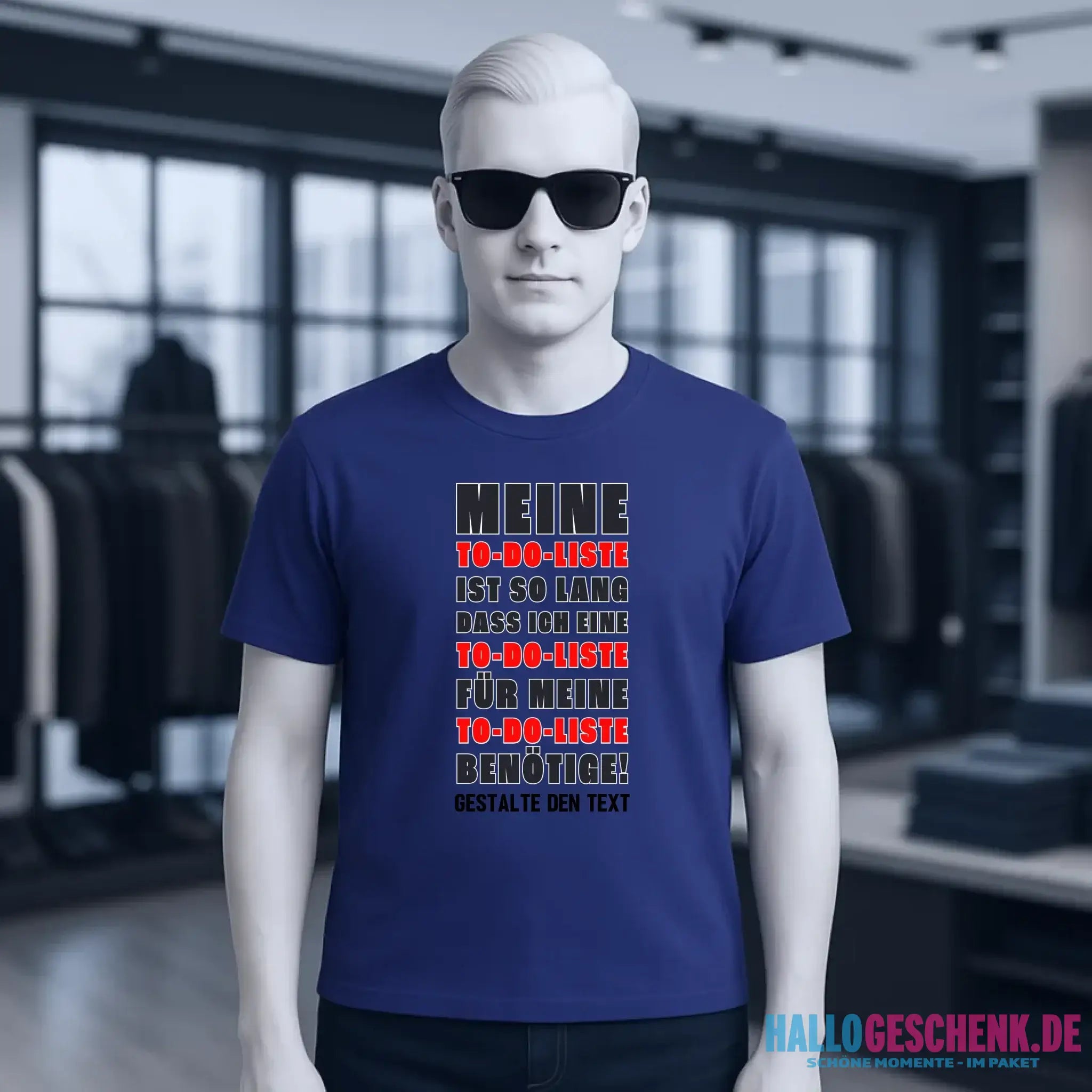 TO DO LISTE • Unisex Premium T-Shirt XS-5XL aus Bio-Baumwolle für Damen & Herren • Exklusivdesign • personalisiert
