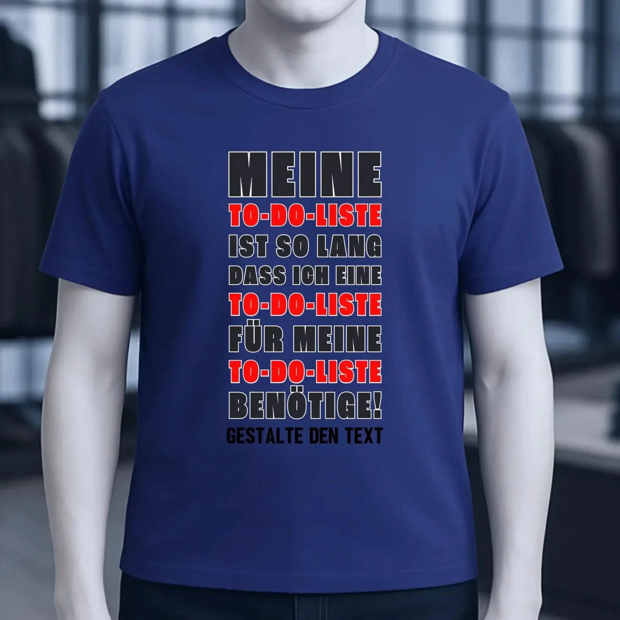 TO DO LISTE • Unisex Premium T-Shirt XS-5XL aus Bio-Baumwolle für Damen & Herren • Exklusivdesign • personalisiert