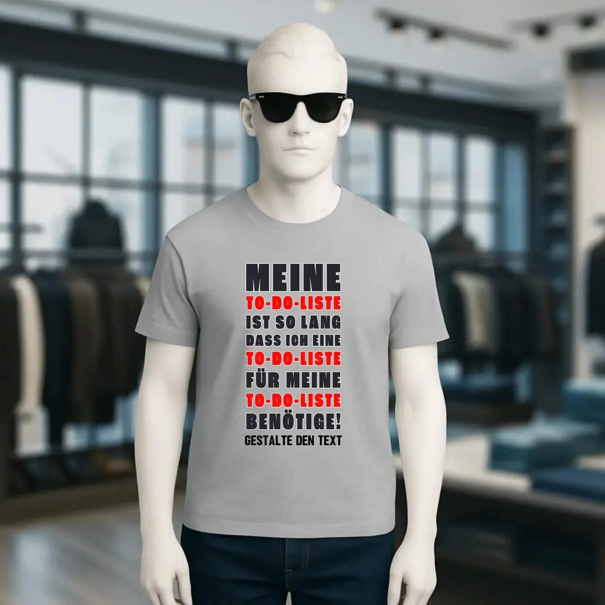 TO DO LISTE • Unisex Premium T-Shirt XS-5XL aus Bio-Baumwolle für Damen & Herren • Exklusivdesign • personalisiert