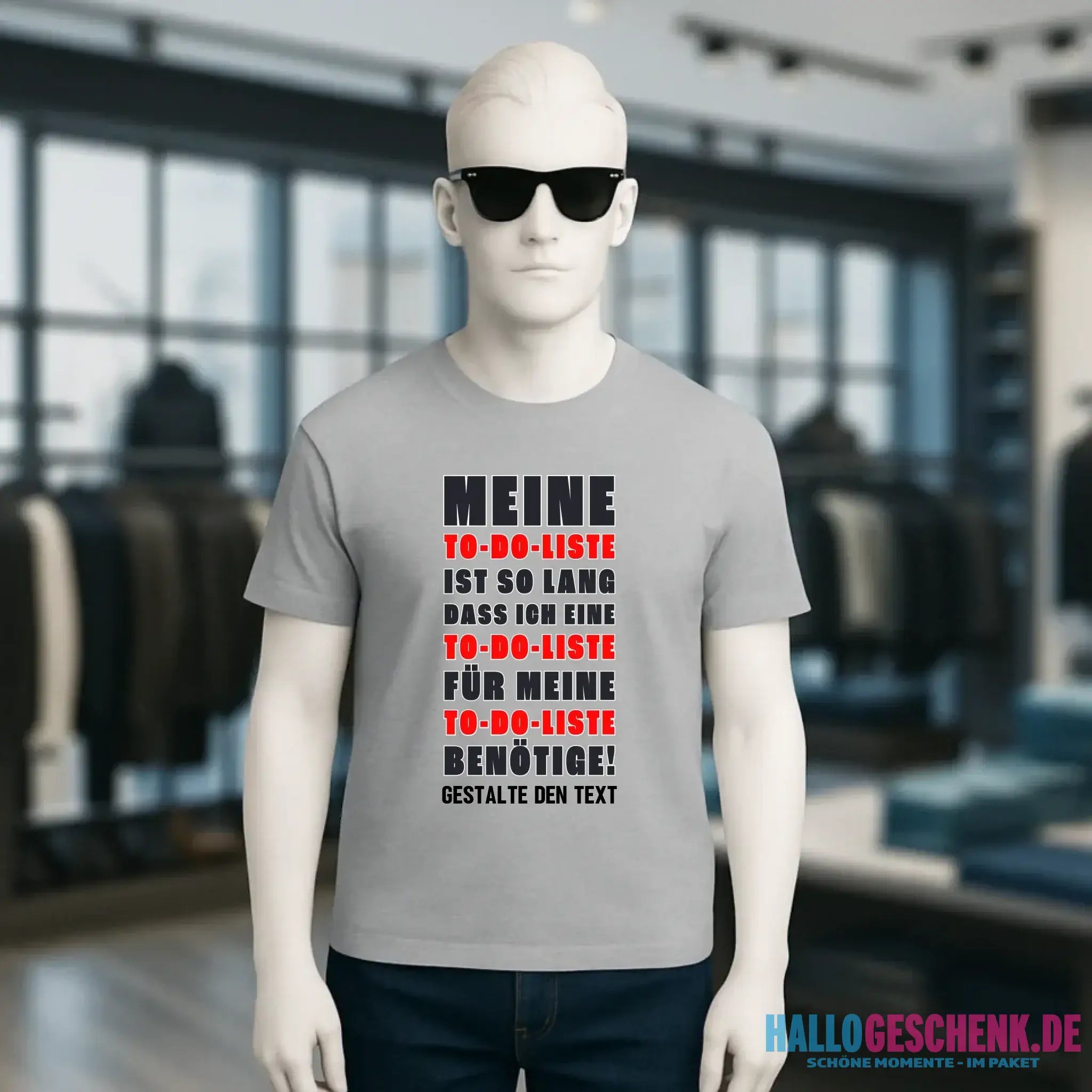TO DO LISTE • Unisex Premium T-Shirt XS-5XL aus Bio-Baumwolle für Damen & Herren • Exklusivdesign • personalisiert