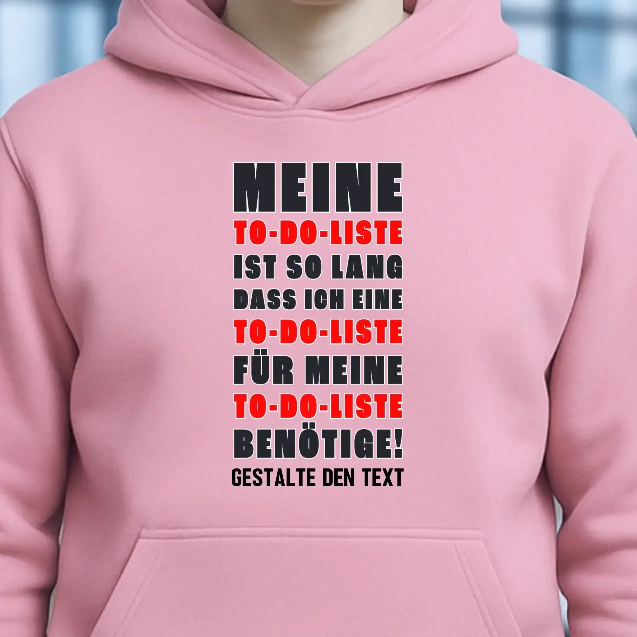 TO DO LISTE • Universum • Unisex Premium Hoodie XS-5XL aus Bio-Baumwolle für Damen & Herren • Exklusivdesign • personalisiert