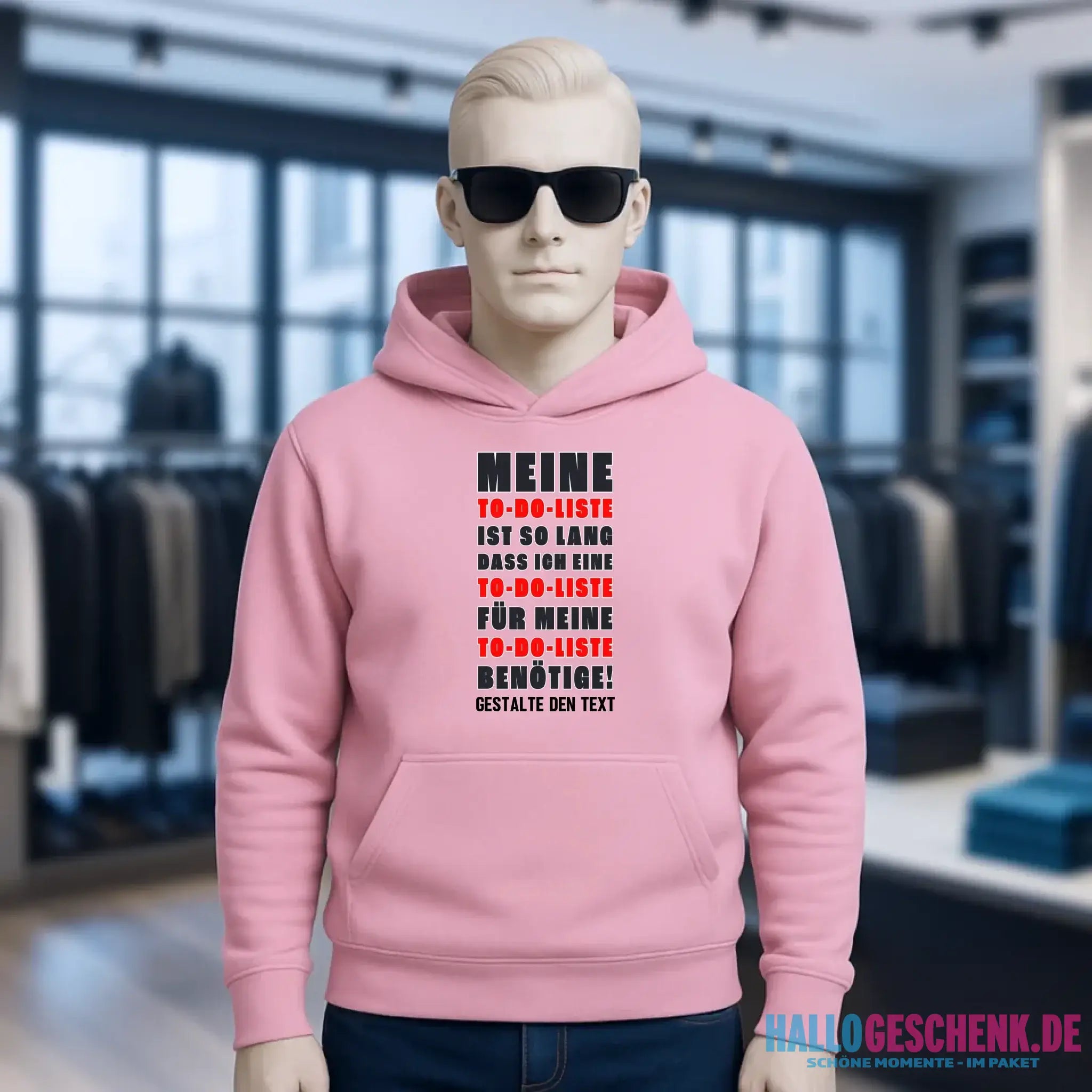 TO DO LISTE • Universum • Unisex Premium Hoodie XS-5XL aus Bio-Baumwolle für Damen & Herren • Exklusivdesign • personalisiert