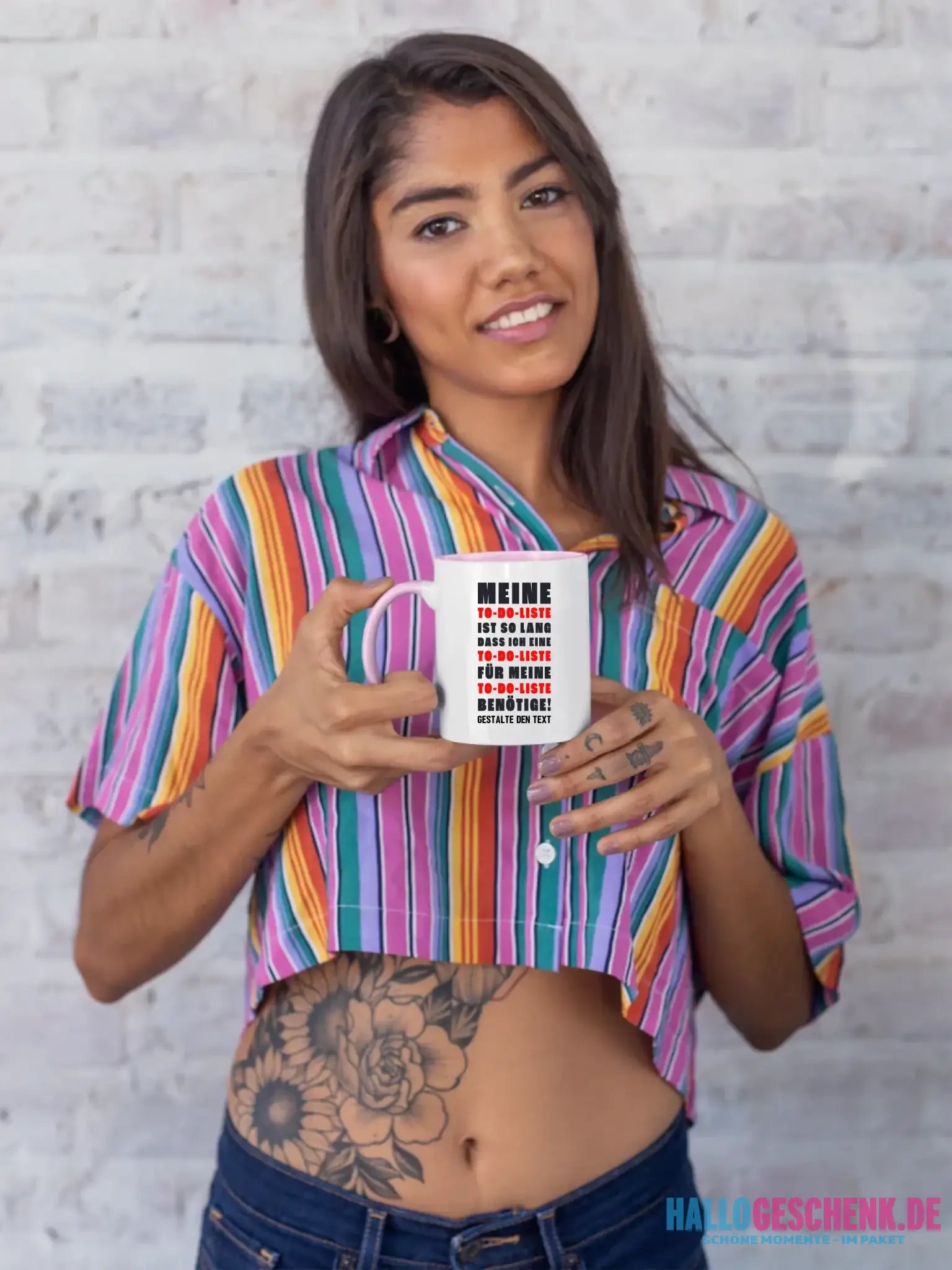 TO DO LISTE • zweifarbige Tasse • Exklusivdesign • personalisiert