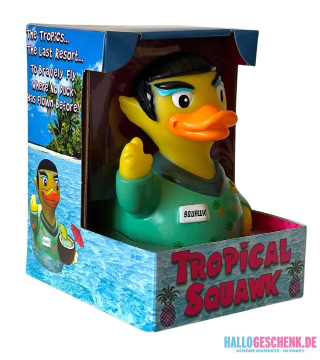 Tropical Squawk • Gummiente in limitierter Auflage • offizielles Produkt von CelebriDucks