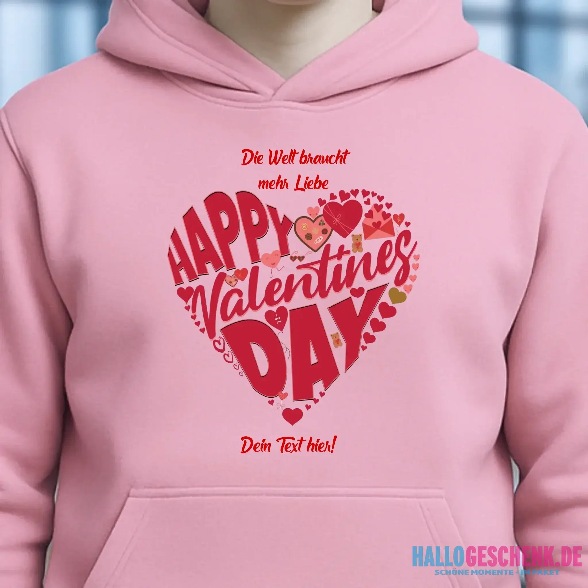 Valentinstag • Herz • Unisex Premium Hoodie XS-5XL aus Bio-Baumwolle für Damen & Herren