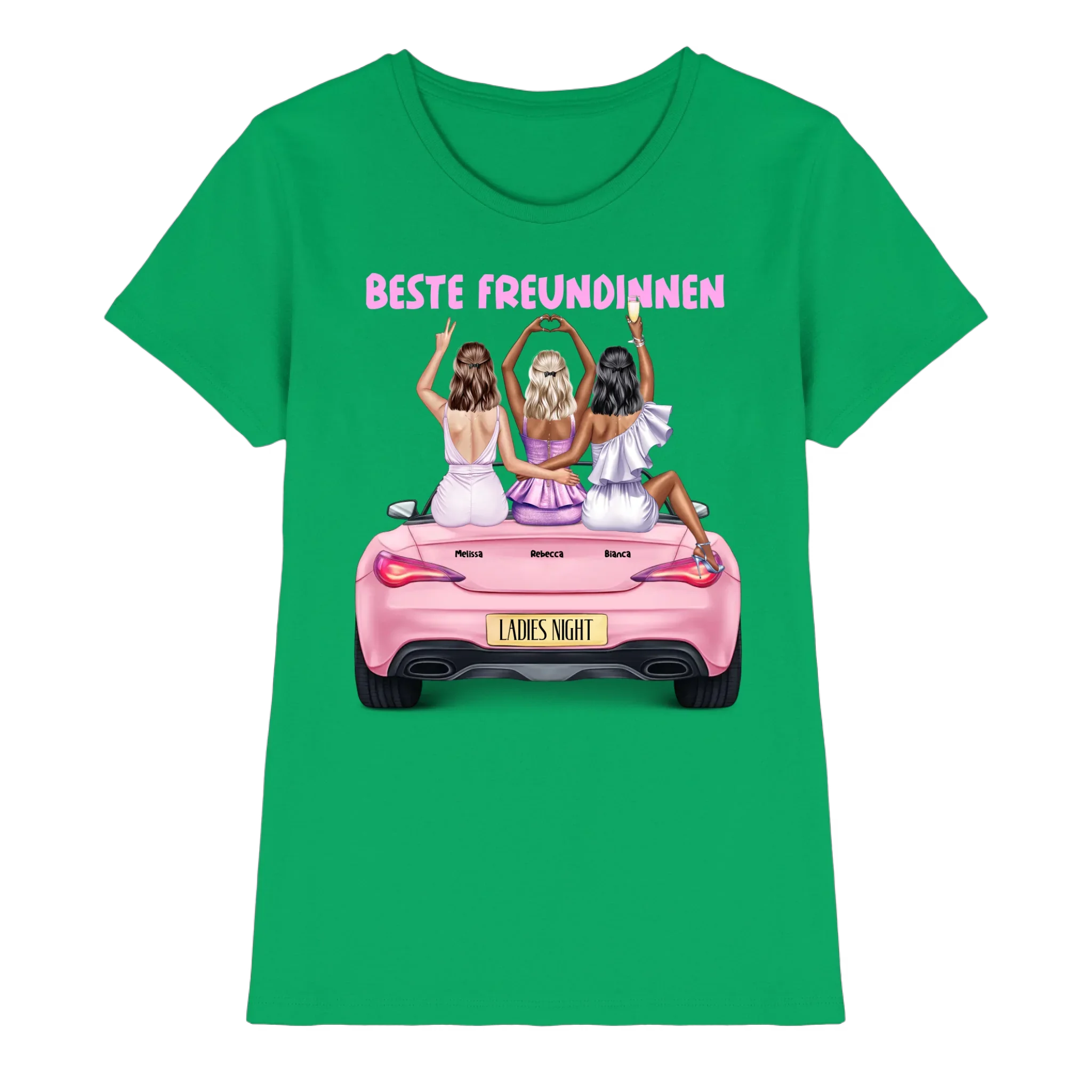 Vegas Girls: 1-3 Girls • mehrere Artikel • ’Statement-Collection’ • Wunschtext • personalisierte Figuren - Premium