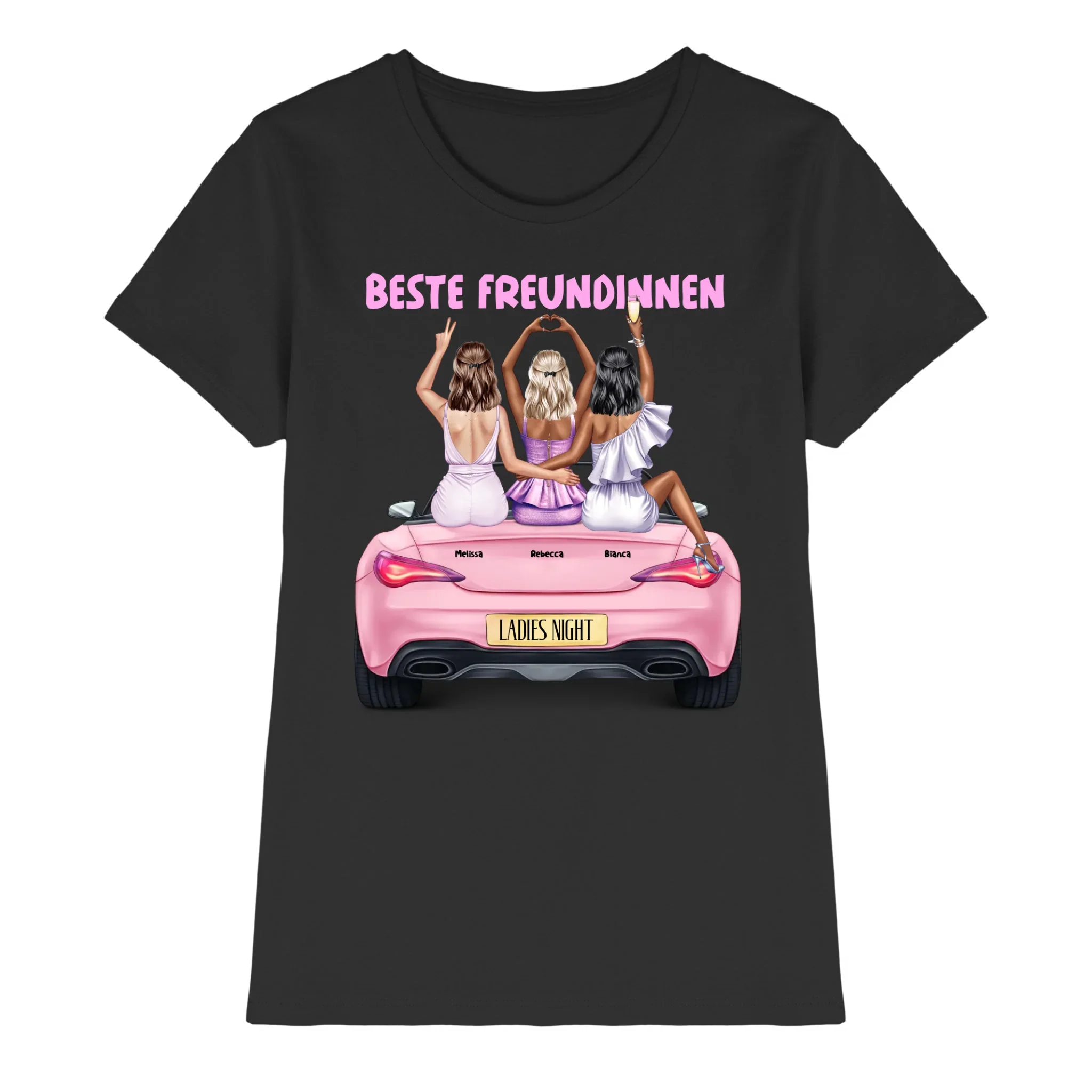 Vegas Girls: 1-3 Girls • mehrere Artikel • ’Statement-Collection’ • Wunschtext • personalisierte Figuren - Premium