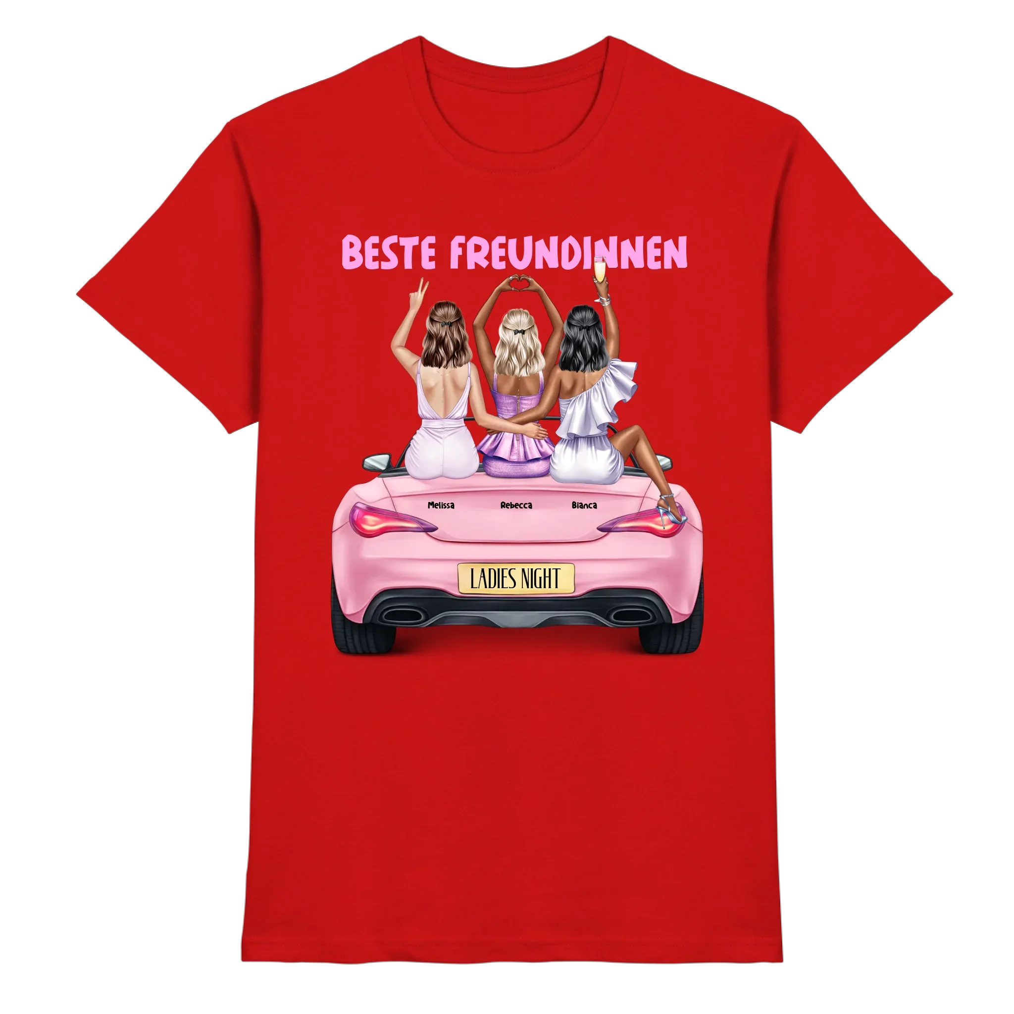 Vegas Girls: 1-3 Girls • mehrere Artikel • ’Statement-Collection’ • Wunschtext • personalisierte Figuren - Premium