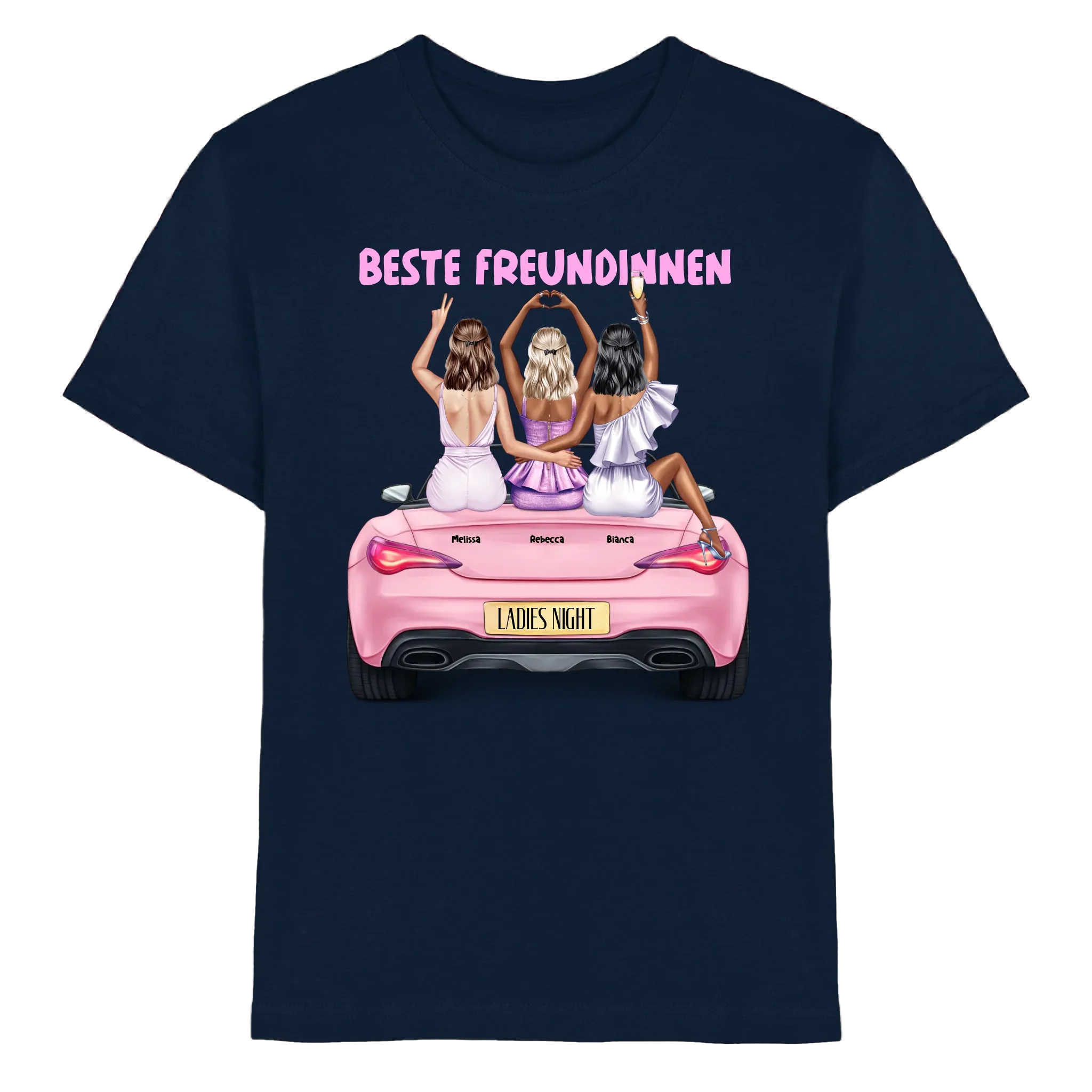 Vegas Girls: 1-3 Girls • mehrere Artikel • ’Statement-Collection’ • Wunschtext • personalisierte Figuren - Premium