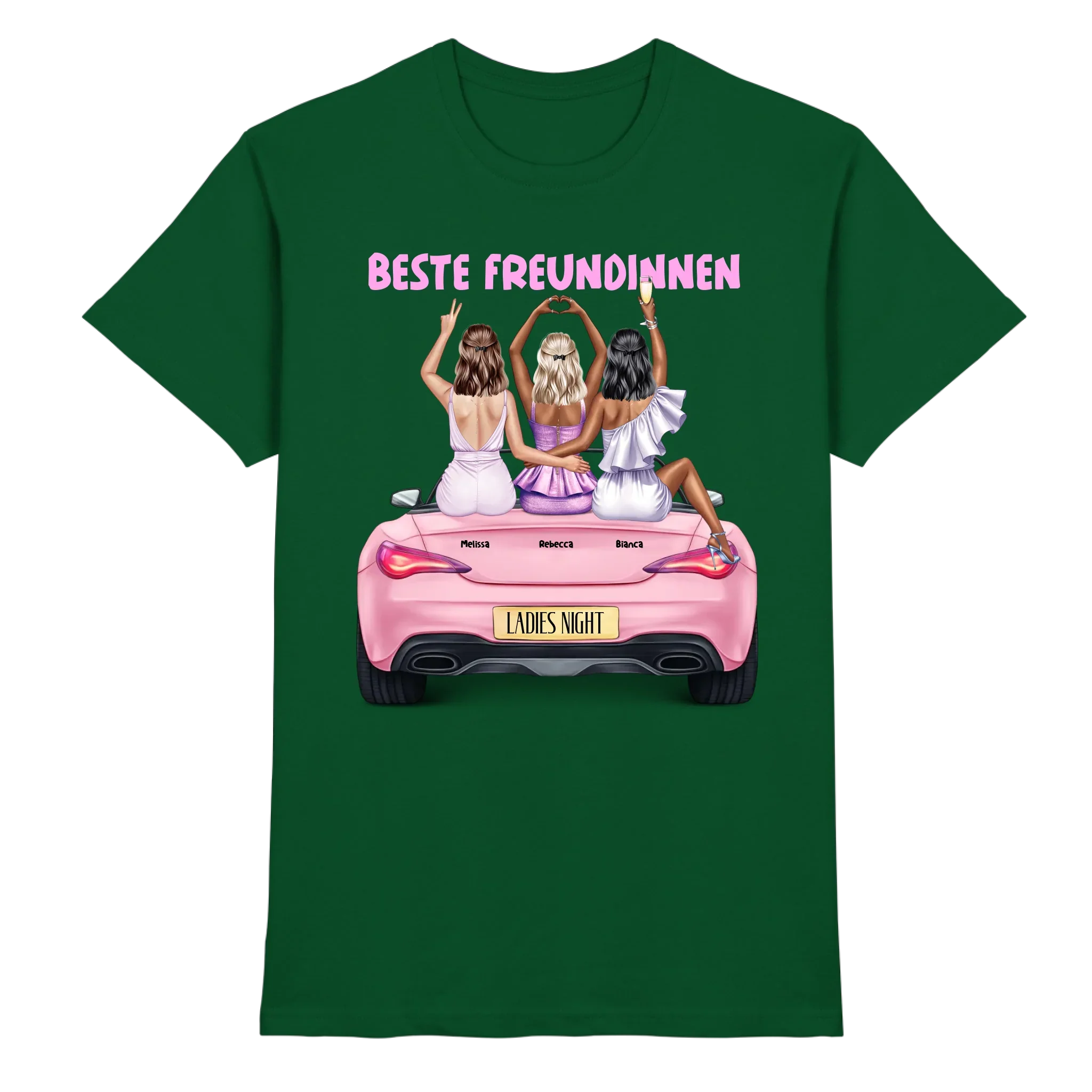 Vegas Girls: 1-3 Girls • mehrere Artikel • ’Statement-Collection’ • Wunschtext • personalisierte Figuren - Premium