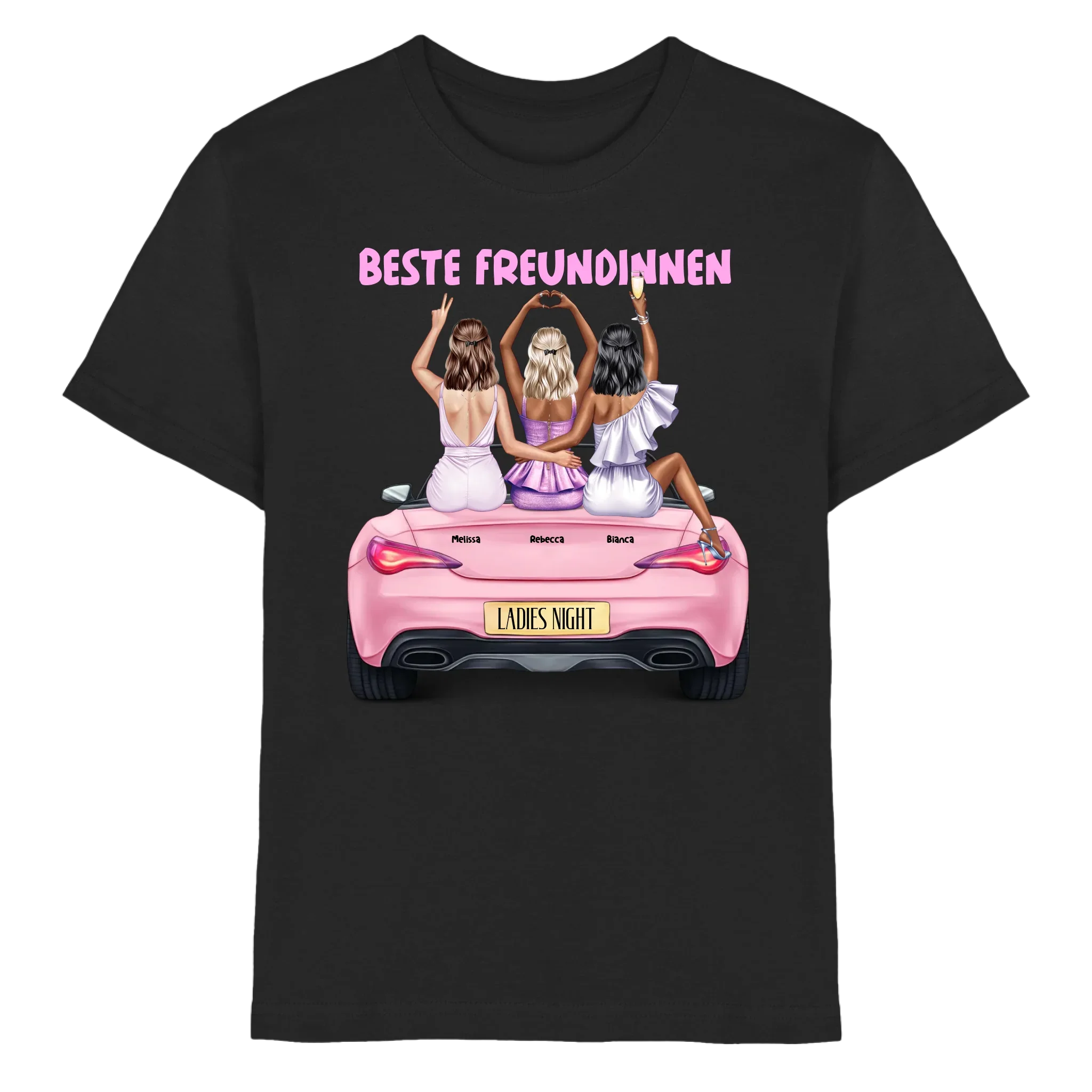 Vegas Girls: 1-3 Girls • mehrere Artikel • ’Statement-Collection’ • Wunschtext • personalisierte Figuren - Premium