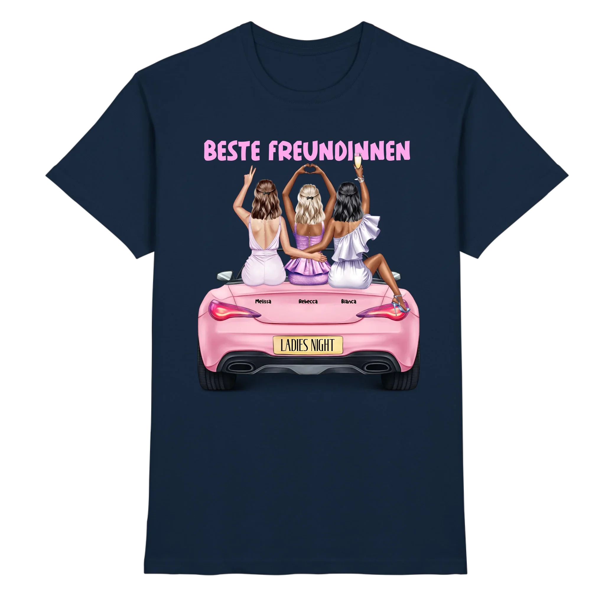 Vegas Girls: 1-3 Girls • mehrere Artikel • ’Statement-Collection’ • Wunschtext • personalisierte Figuren - Premium