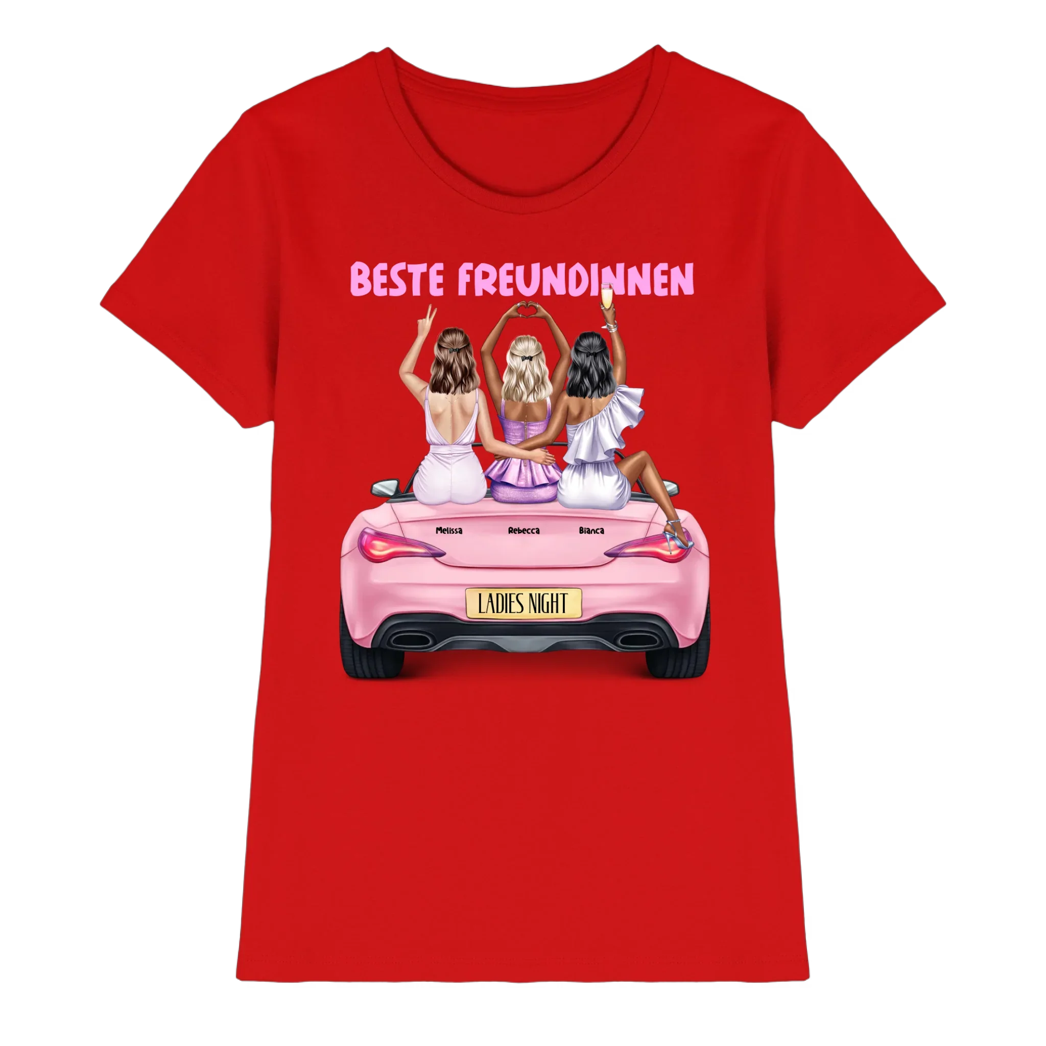 Vegas Girls: 1-3 Girls • mehrere Artikel • ’Statement-Collection’ • Wunschtext • personalisierte Figuren - Premium