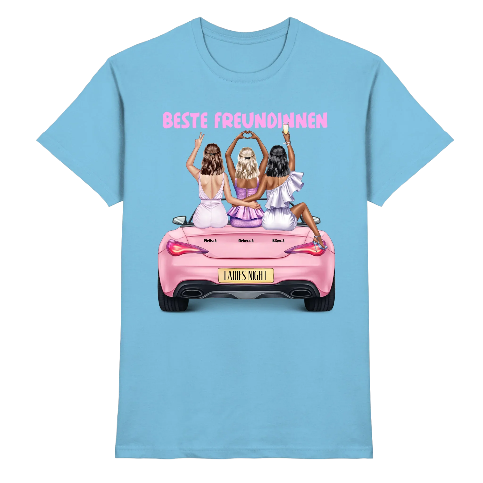 Vegas Girls: 1-3 Girls • mehrere Artikel • ’Statement-Collection’ • Wunschtext • personalisierte Figuren - Premium