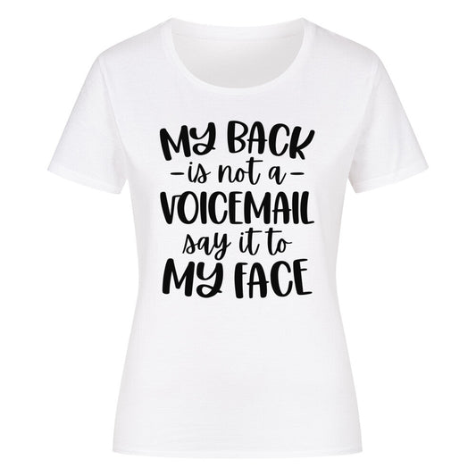 Voicemail - Classic Organic Shirt Women - HalloGeschenk.de #geschenkideen# #personalisiert# #geschenk#