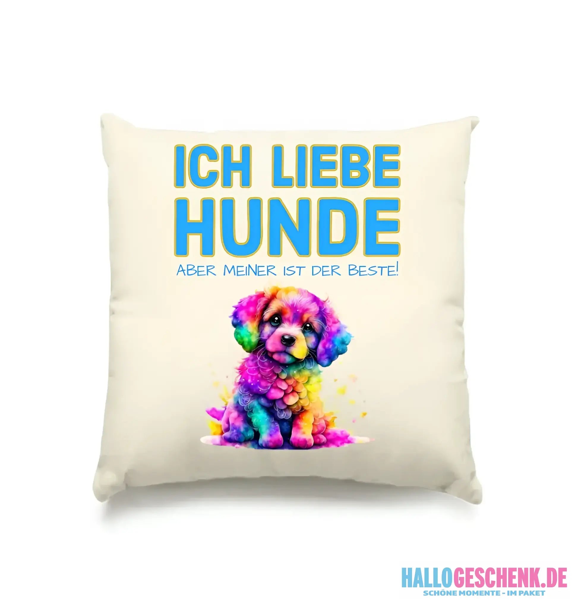 WÄHLE DEN HUND - Kissen 40x40 cm • personalisiert