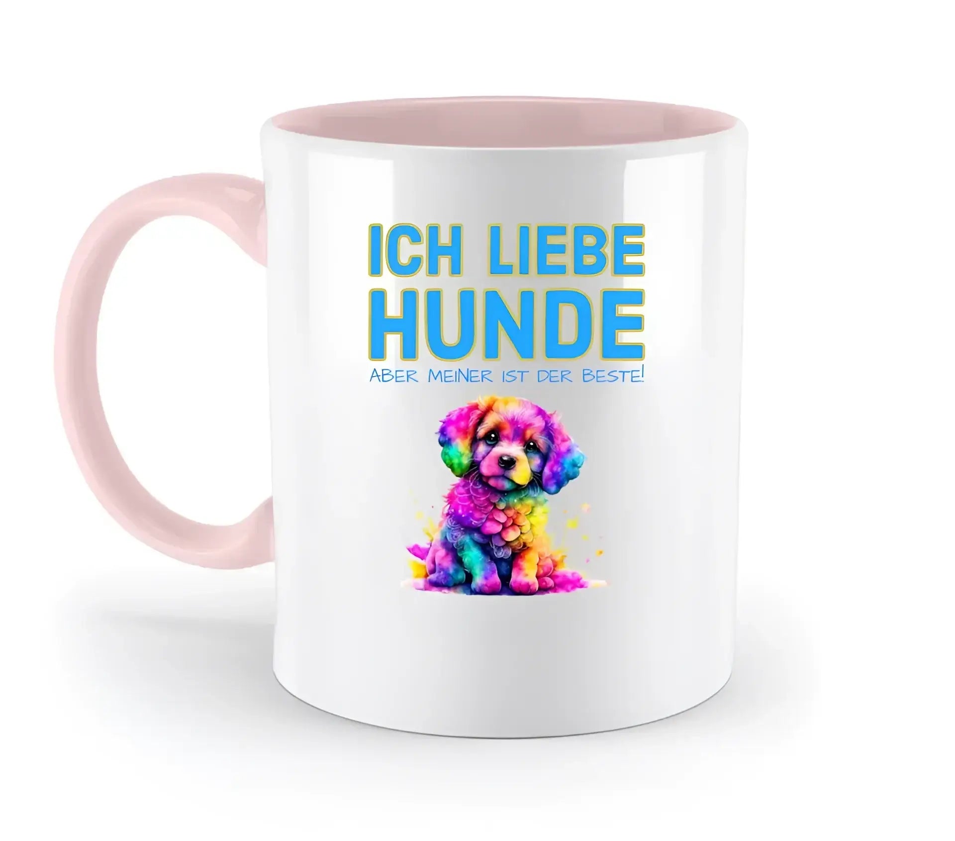 "WÄHLE DEN HUND" • zweifarbige Tasse • personalisiert