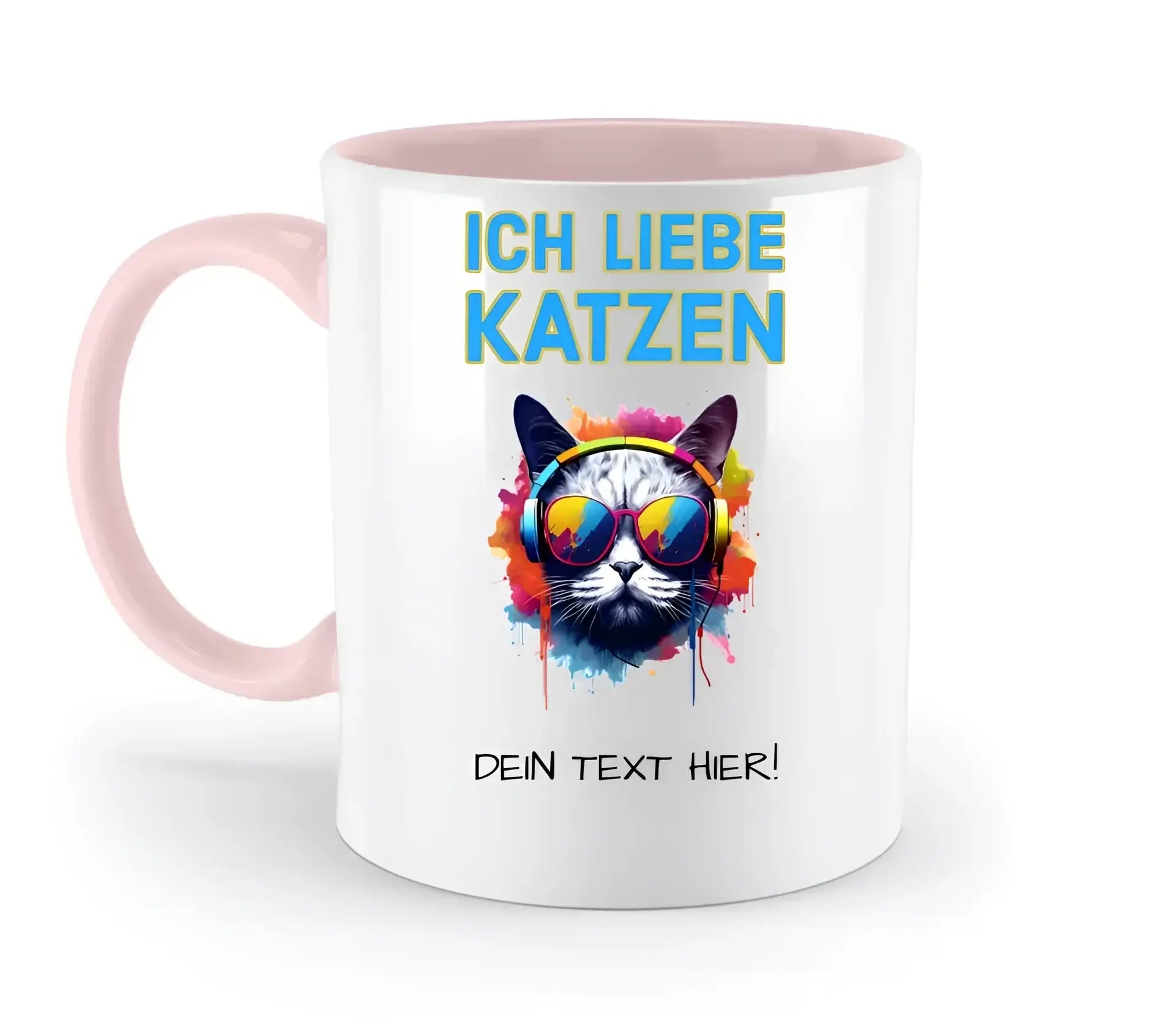 Wähle die Katze (mit Motivauswahl + Text) • zweifarbige Tasse • spülmaschinenfest • personalisiert - Customizer