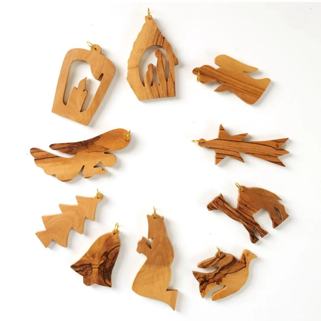 Weihnachtsdeko Baumschmuck Anhänger 10er Set - Weihnachtsdeko