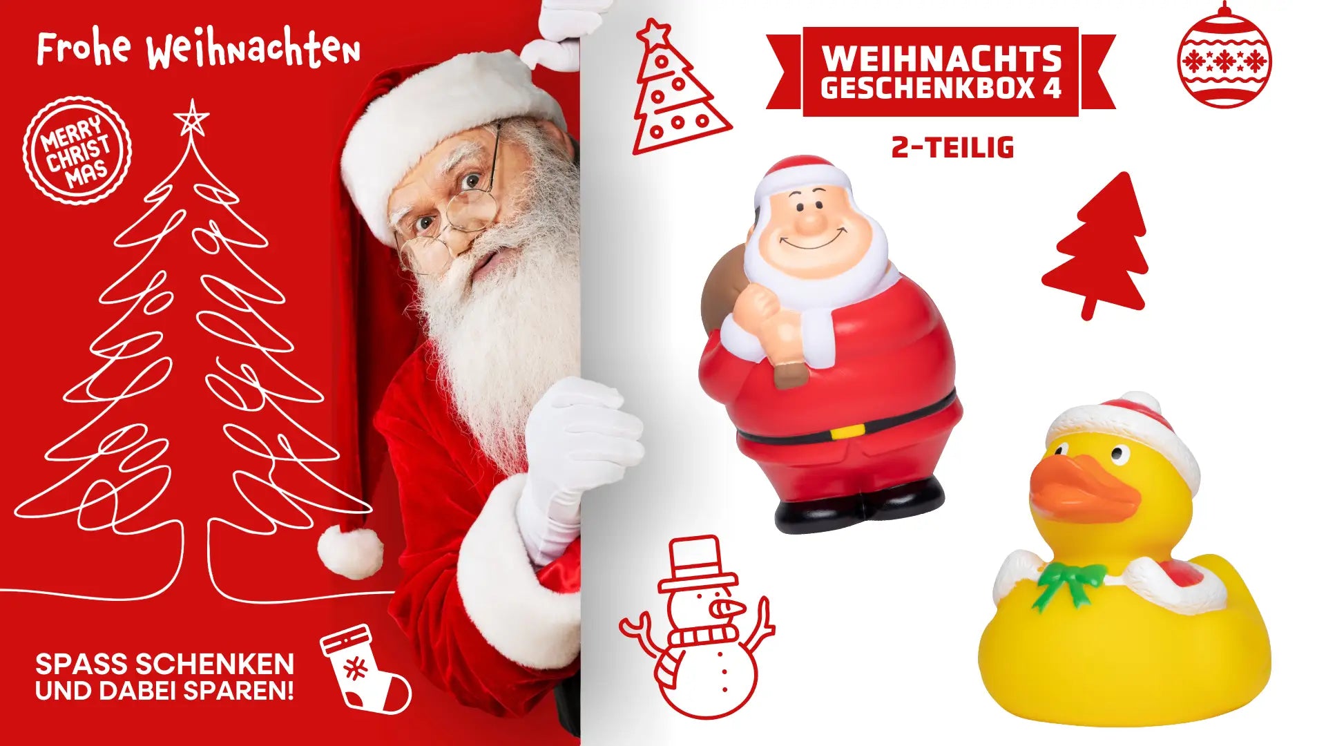 Weihnachtsgeschenkbox 4 (2-teilig) • Die Bestseller-Box • Weihnachtsgeschenk - Weihnachtsgeschenke