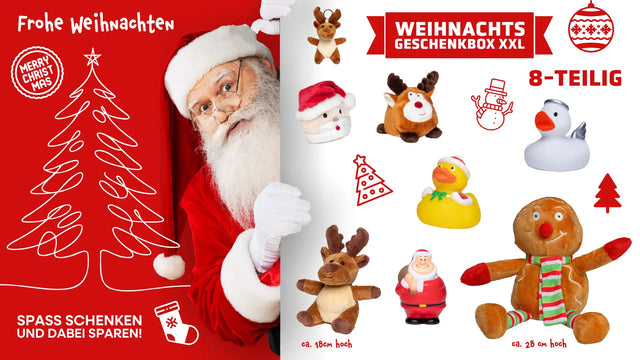 Weihnachtsgeschenkbox XXL (8-teilig) • Voller kleiner Highlights • Weihnachtsgeschenk - Weihnachtsgeschenke