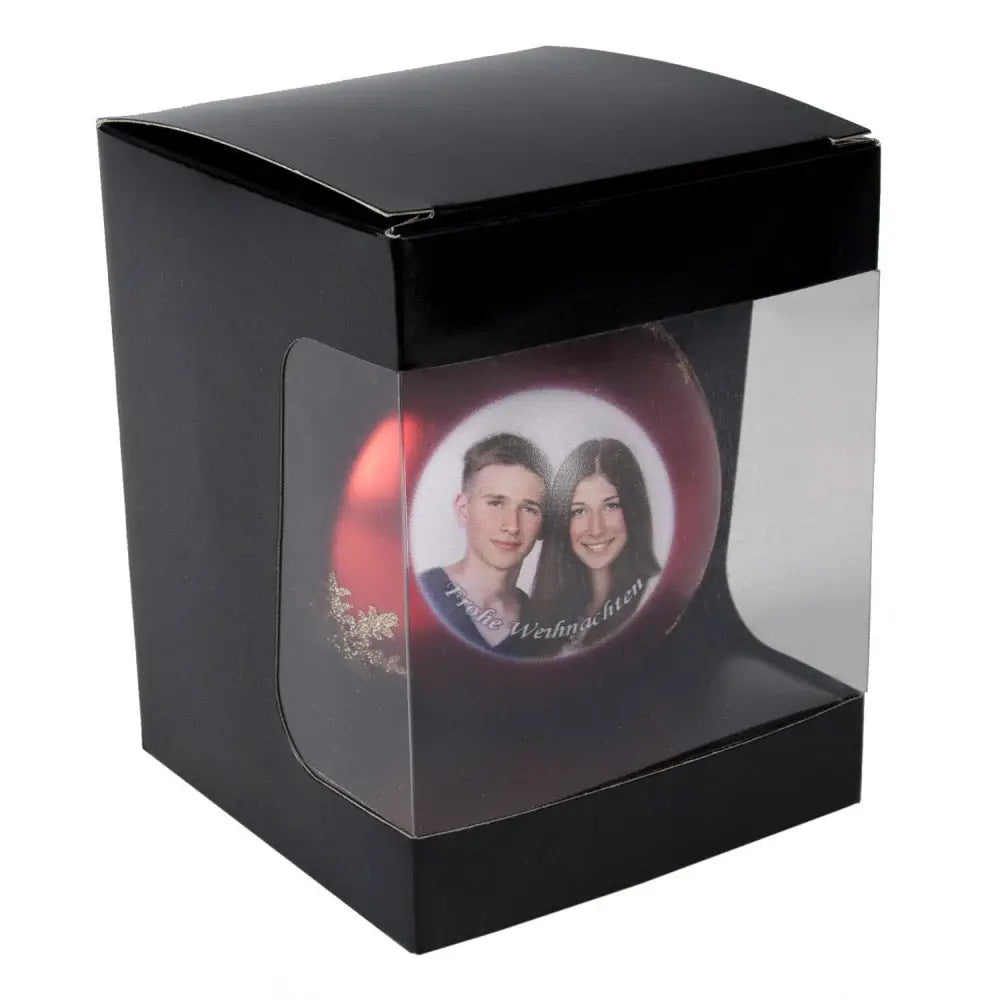 Weihnachtskugel mit Foto • 3 Farben erhältlich • (personalisierbare Fotogeschenke) - personalisierte Weihnachtskugel