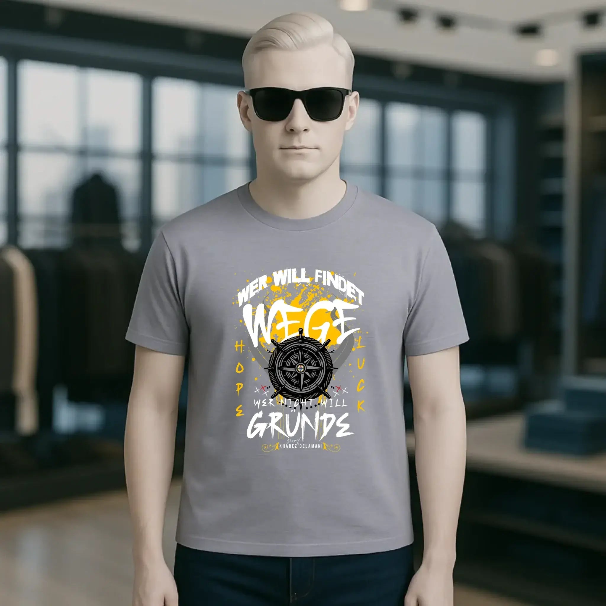 Wer will findet Wege • Unisex T-Shirt für Damen & Herren • Bio • personalisiert