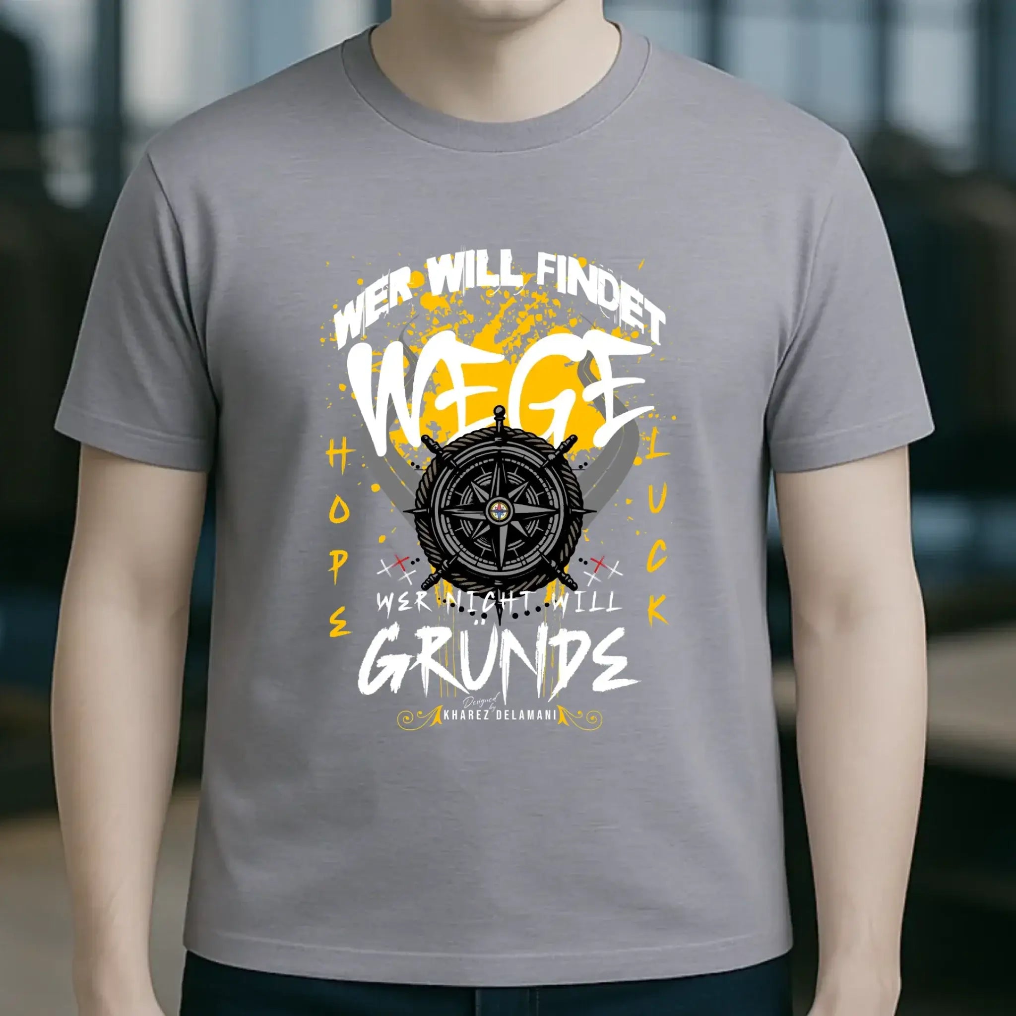 Wer will findet Wege • Unisex T-Shirt für Damen & Herren • Bio • personalisiert
