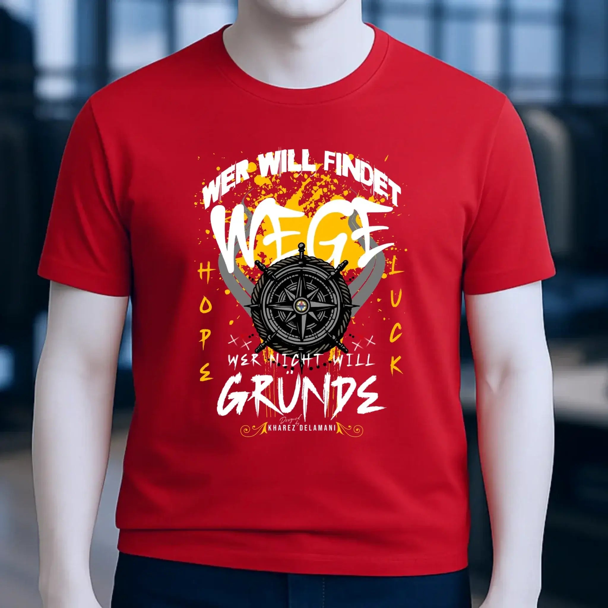 Wer will findet Wege • Unisex T-Shirt für Damen & Herren • Bio • personalisiert