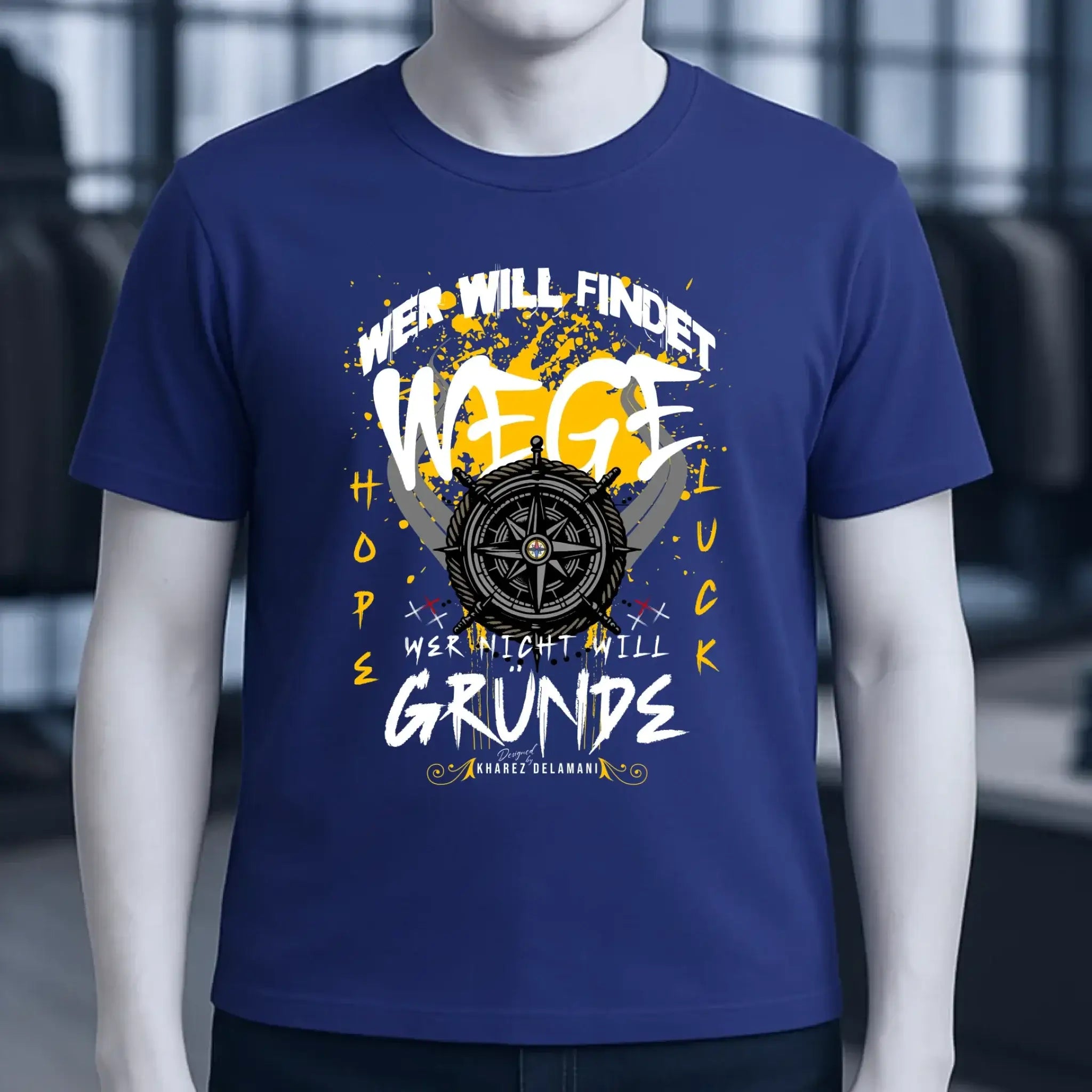 Wer will findet Wege • Unisex T-Shirt für Damen & Herren • Bio • personalisiert