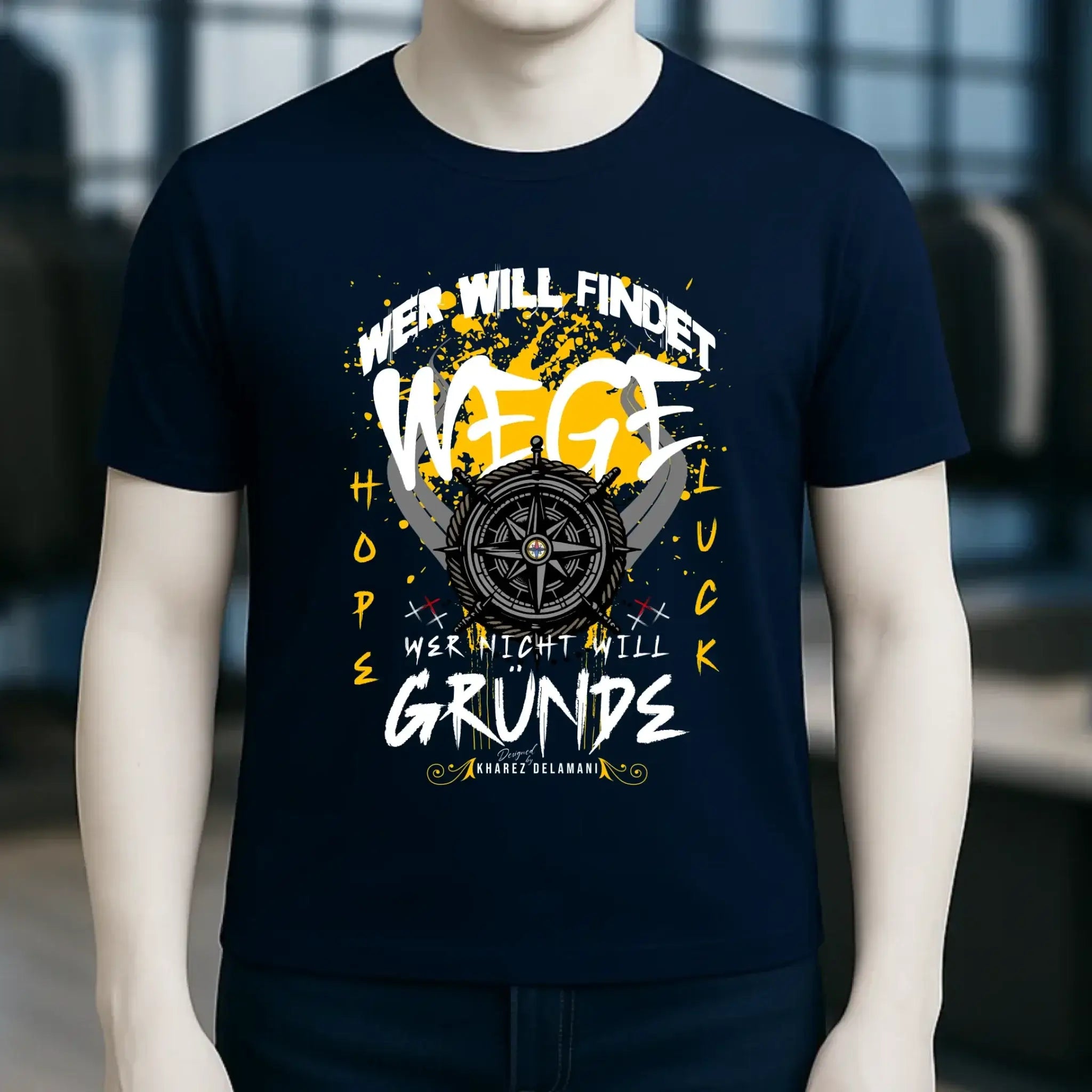 Wer will findet Wege • Unisex T-Shirt für Damen & Herren • Bio • personalisiert