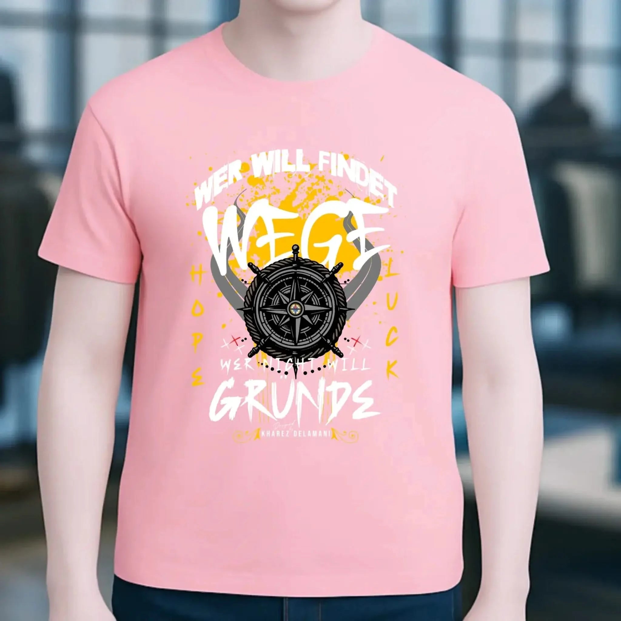 Wer will findet Wege • Unisex T-Shirt für Damen & Herren • Bio • personalisiert